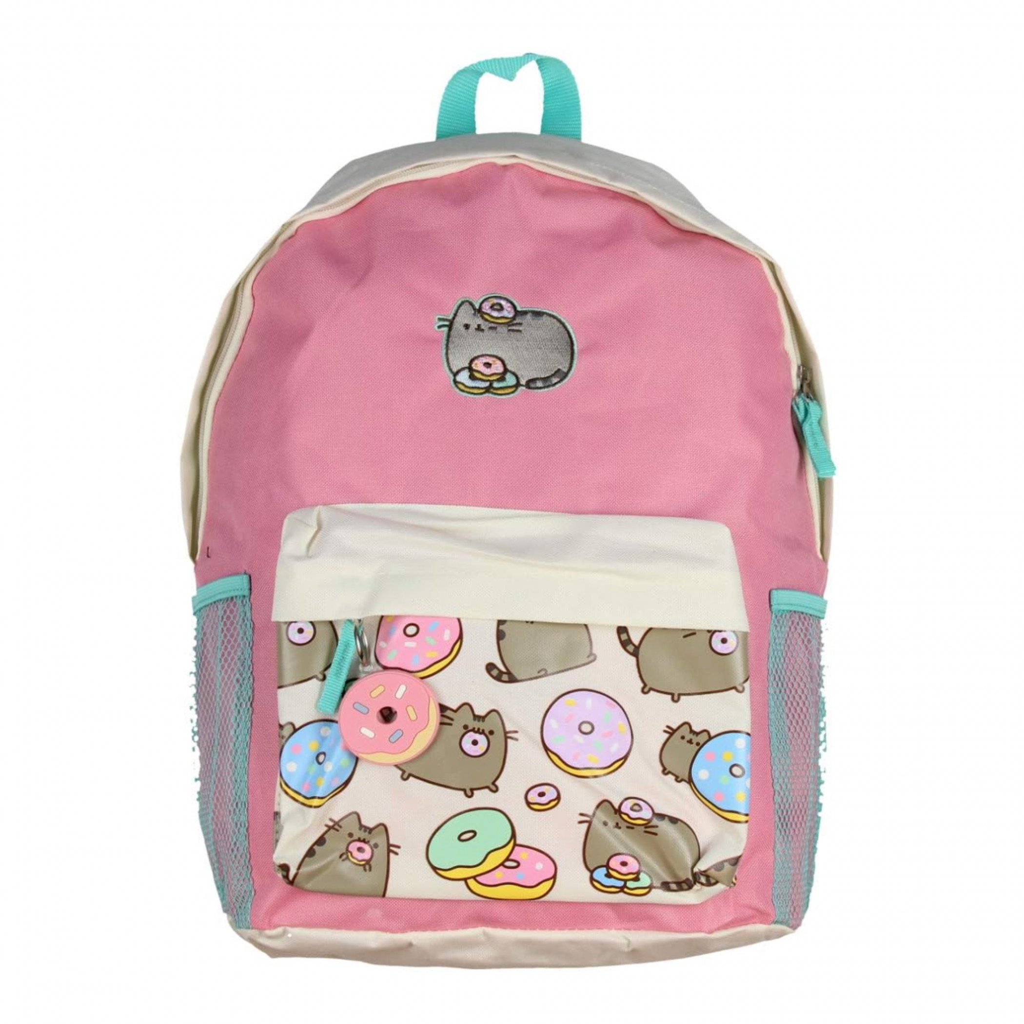 Pusheen the Cat Donuts Backpack with Donut Charm, Multi-Color