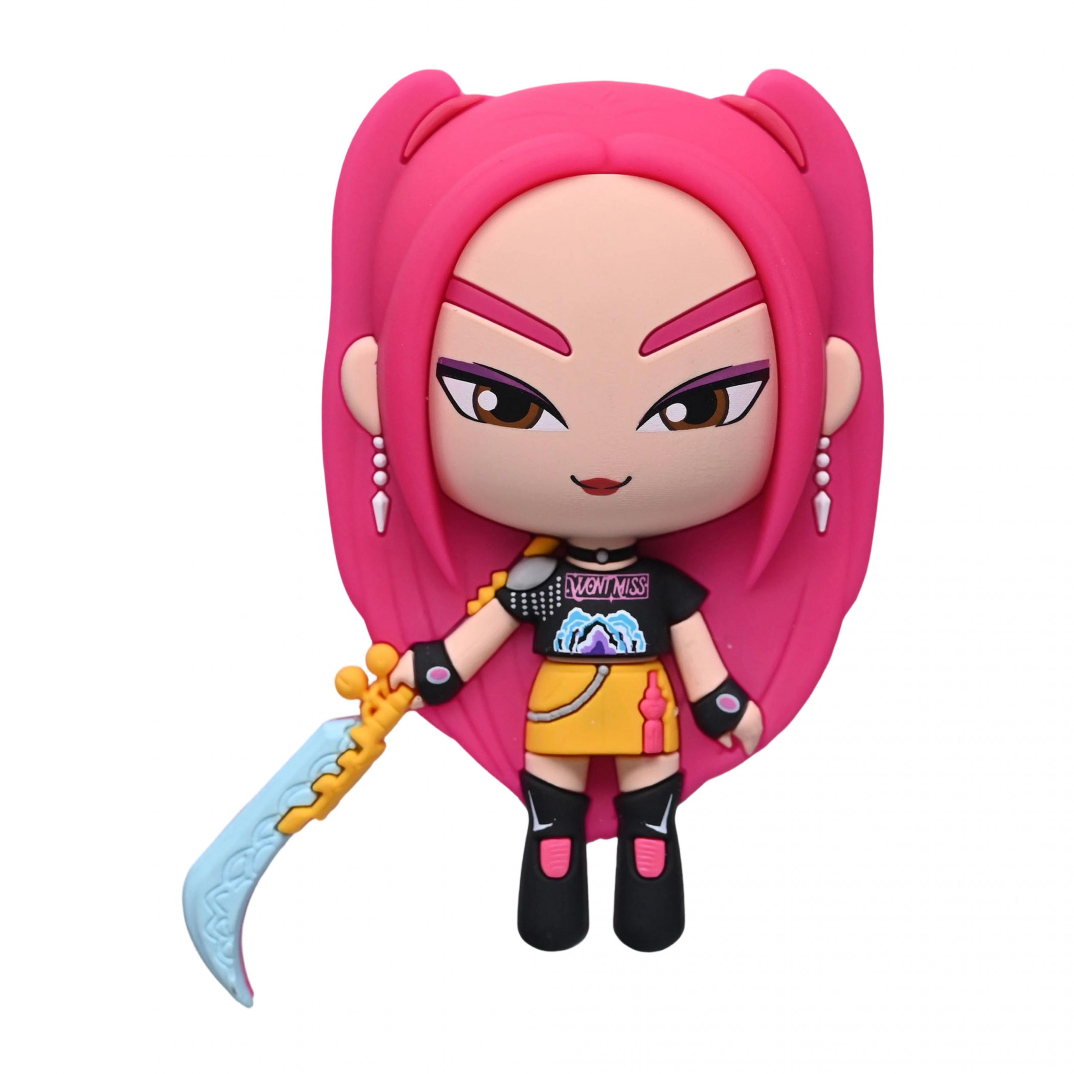 K-Pop Demon Hunters Mira 3D Foam Magnet, Multi-Color