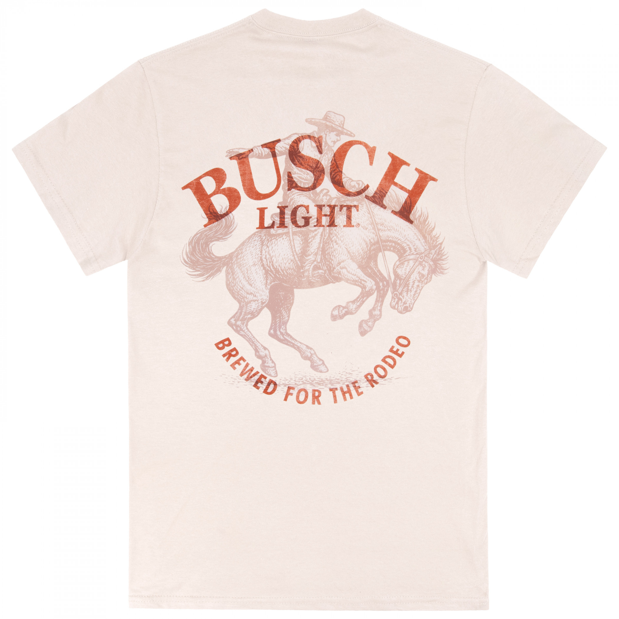 Busch Light Brewed for The Rodeo Front and Back T-Shirt