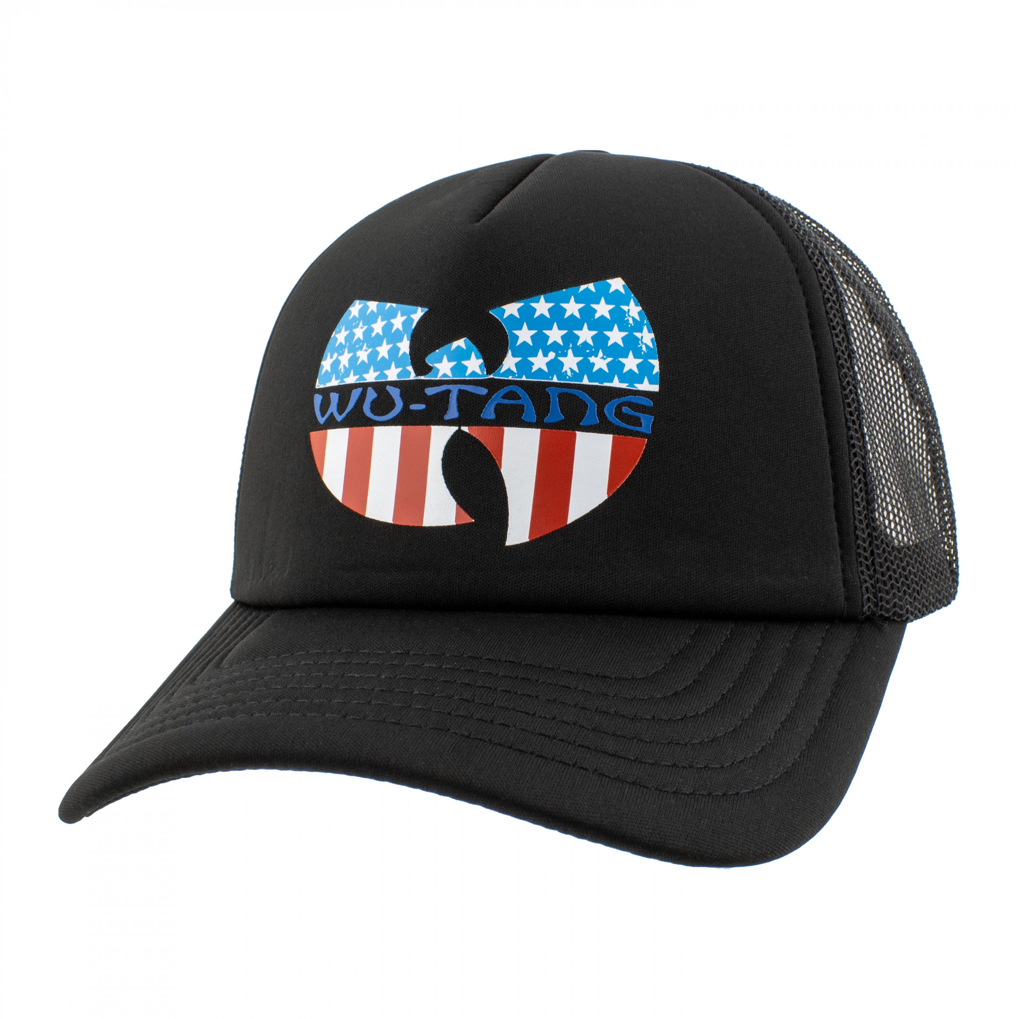 Wu-Tang Clan Star Spangled Logo Mesh Back Adjustable Hat
