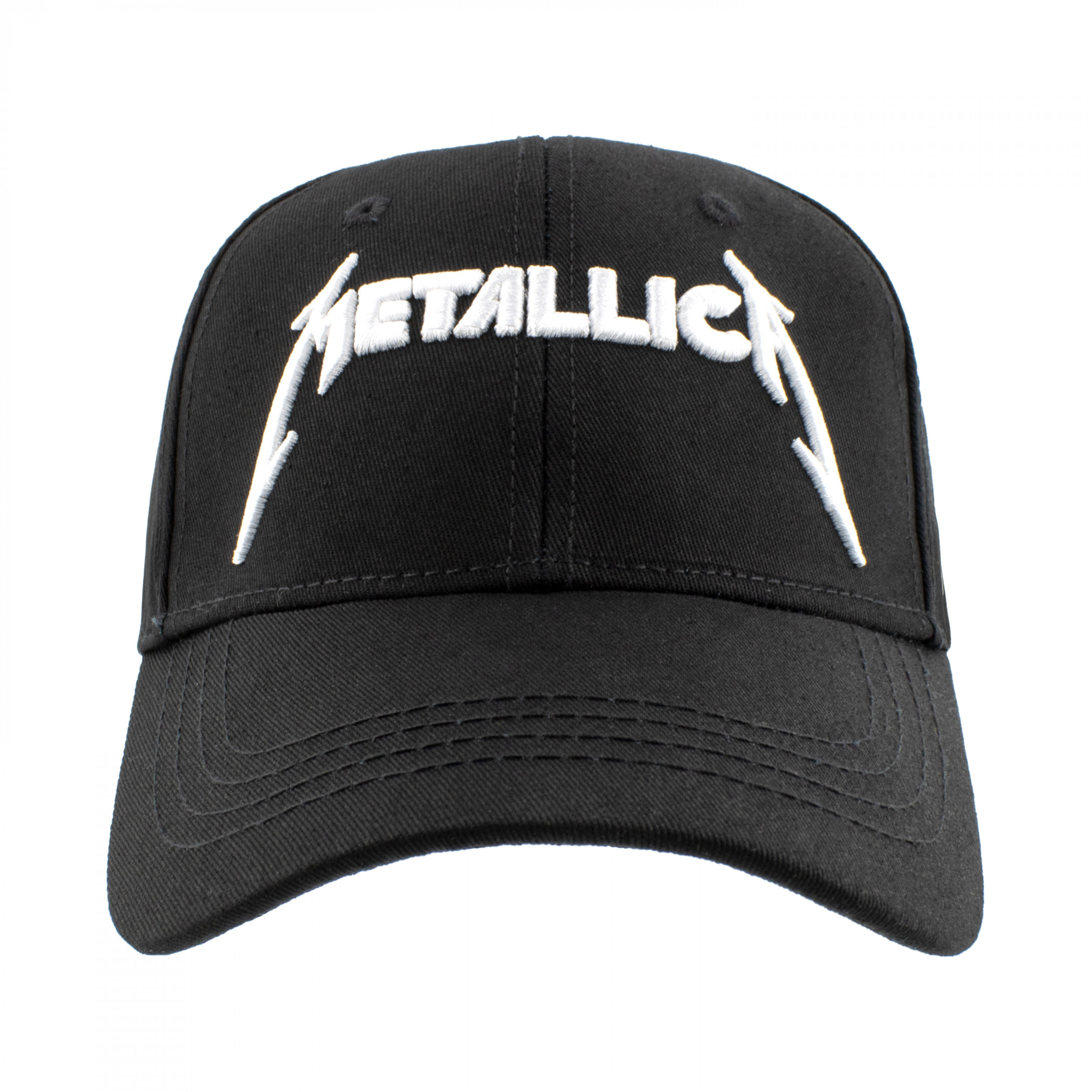 Metallica 3D Embroidered Logo Black Colorway Adjustable Hat