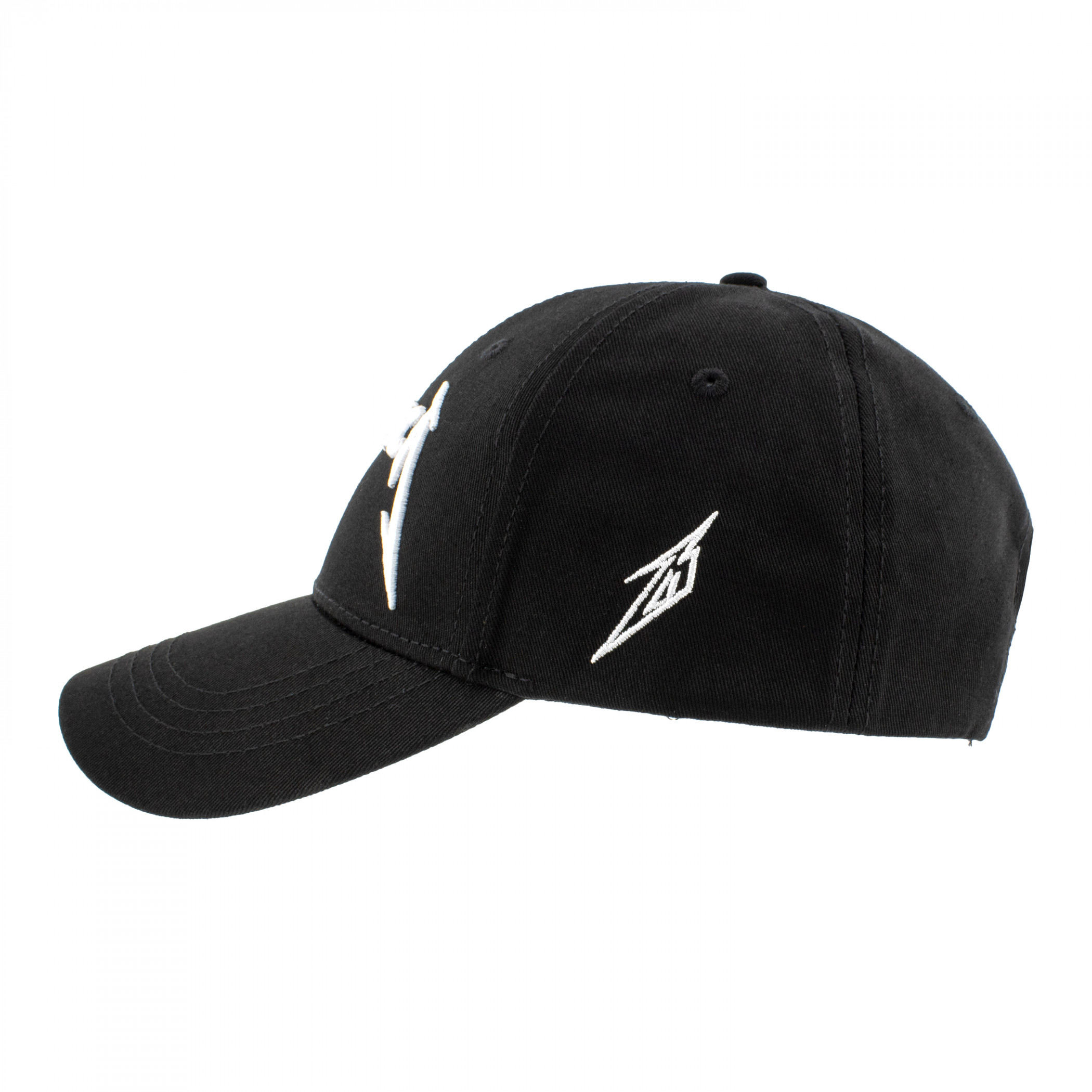 Metallica 3D Embroidered Logo Black Colorway Adjustable Hat