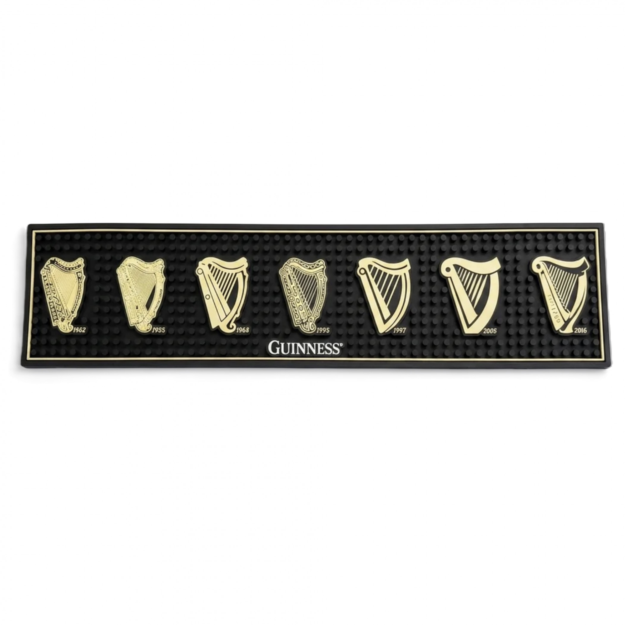 Guinness Evolution of the Harp PVC Bar Mat  19.5' x 4.72'