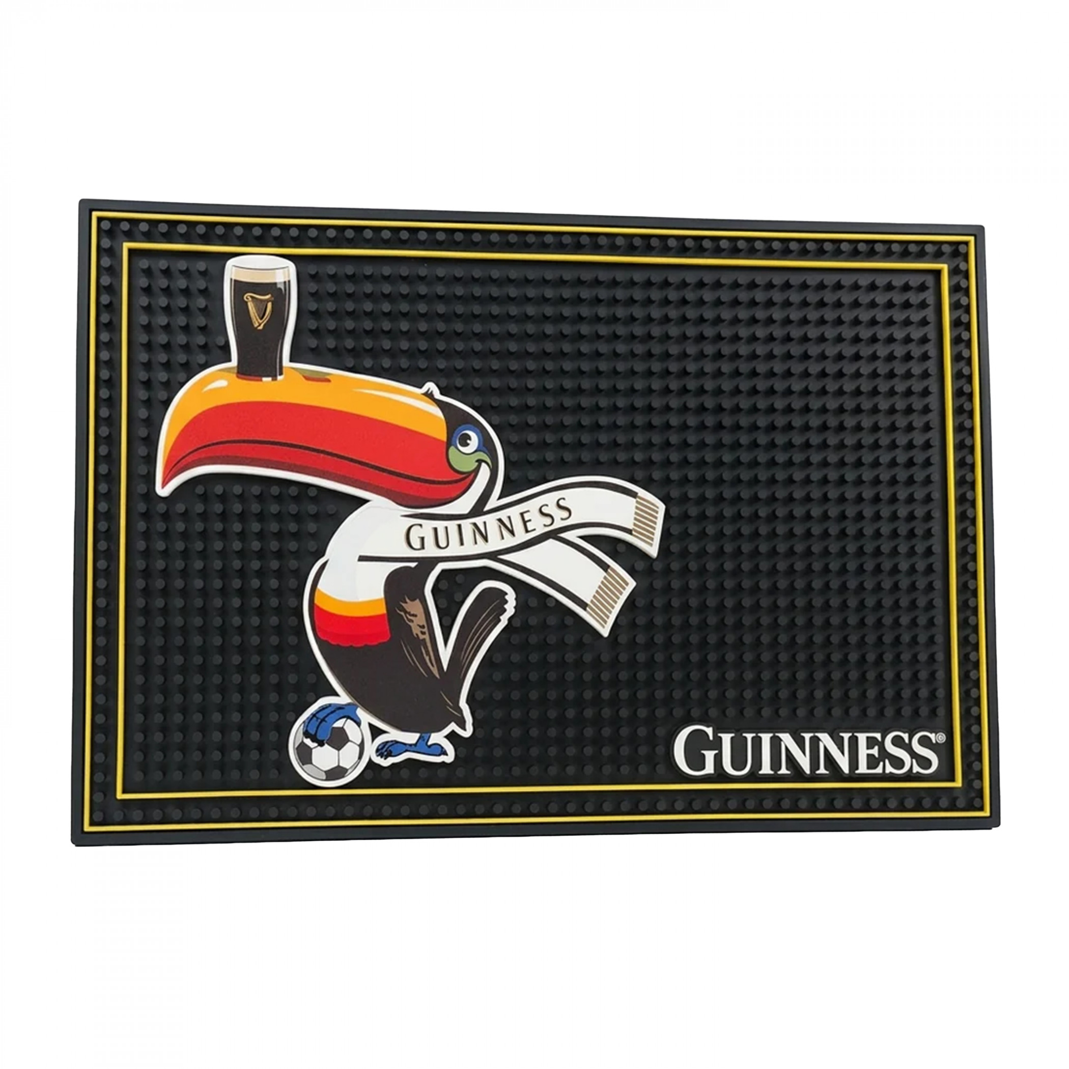 Guinness Toucan Soccer PVC Bar Mat  18' x 12'