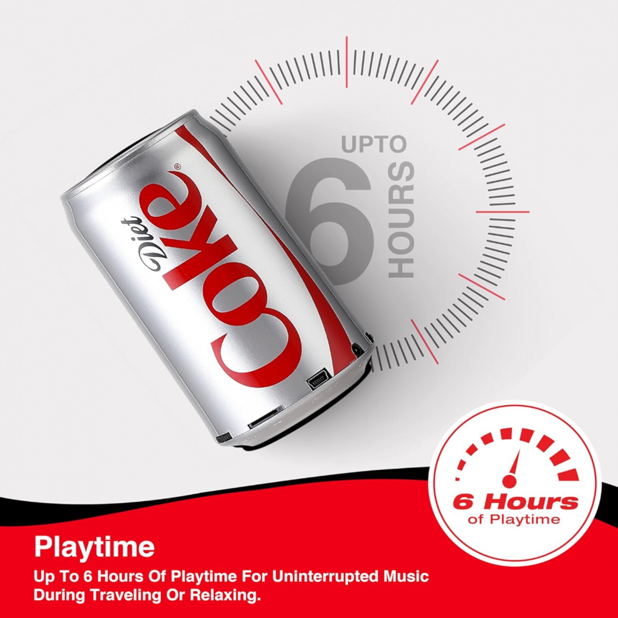 Diet Coke Can Shape Bluetooth Speaker by Gabba Goods