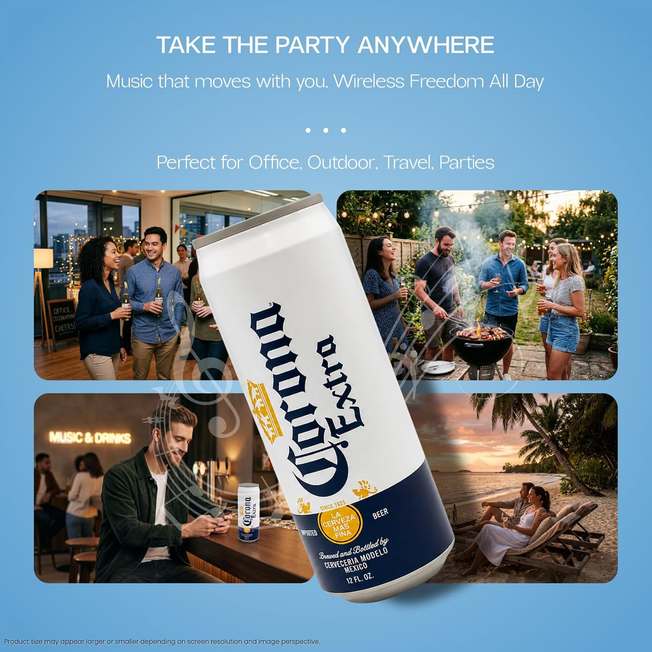 Corona Extra Can Shaped Bluetooth Speaker