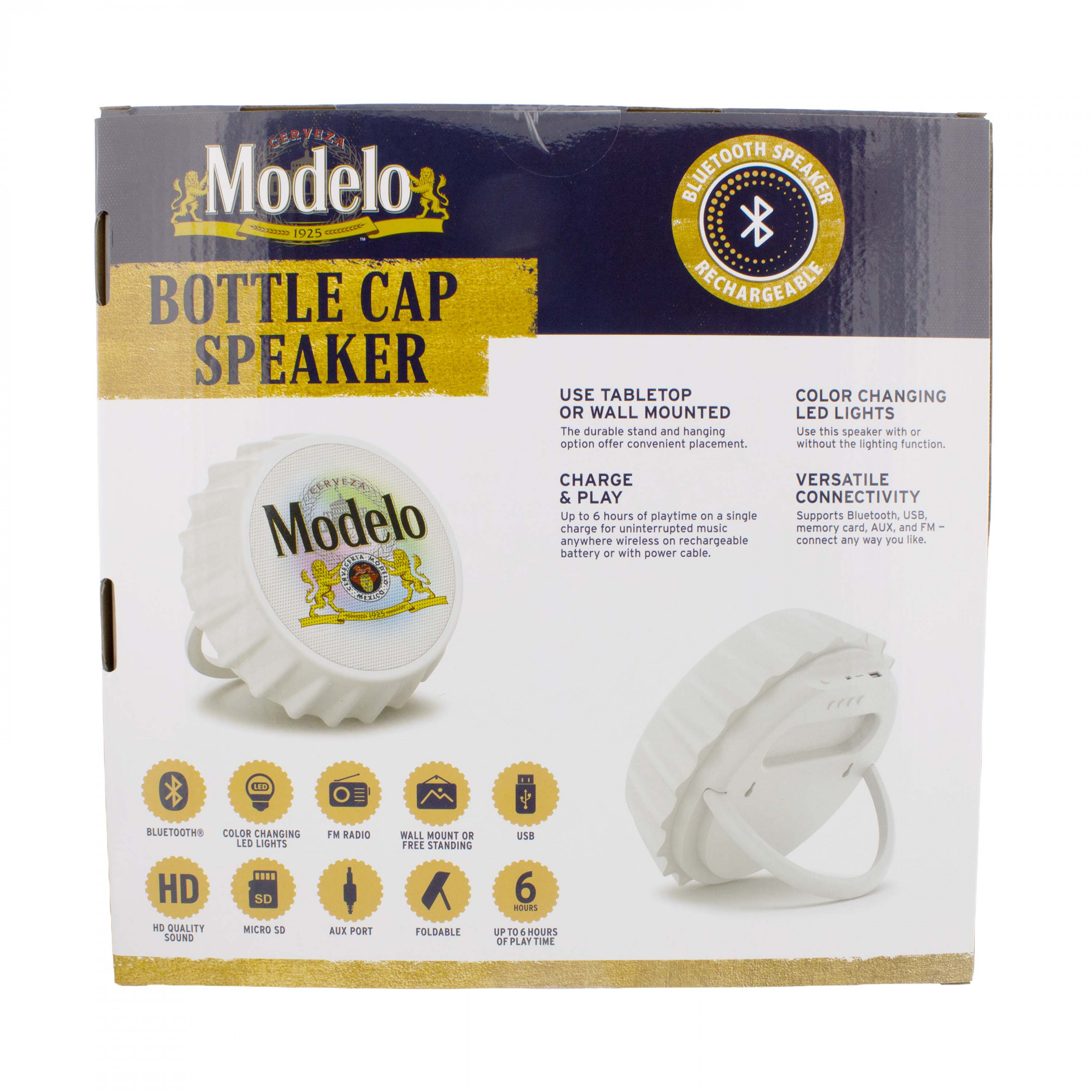 Modelo Especial Bottle Cap Shaped Bluetooth Speaker
