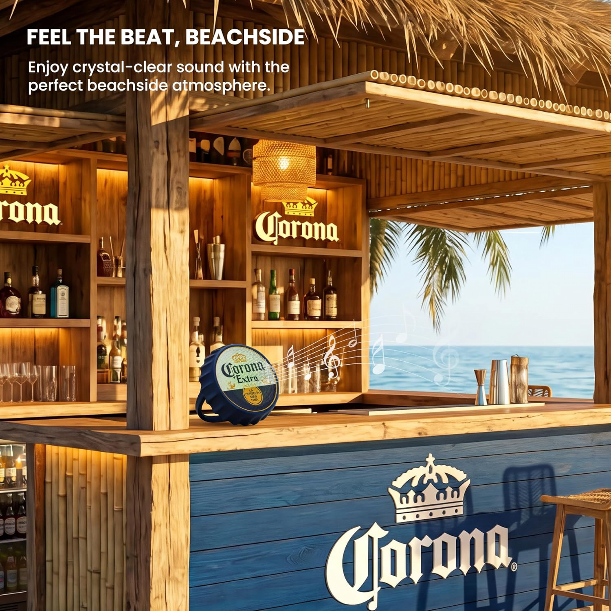 Corona Extra Bottle Cap Shaped Bluetooth Speaker