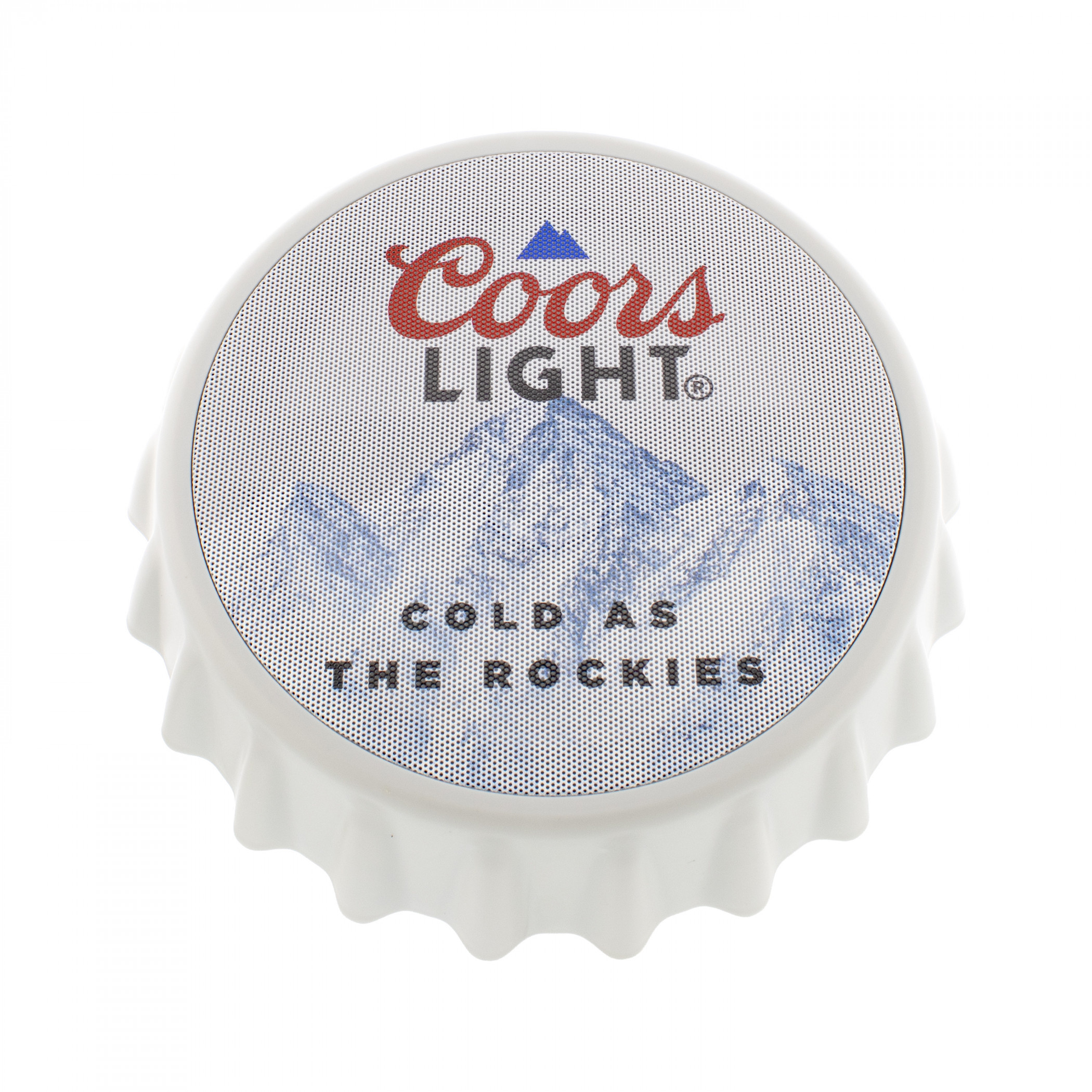 Coors Light Bottle Cap Shaped Bluetooth Speaker