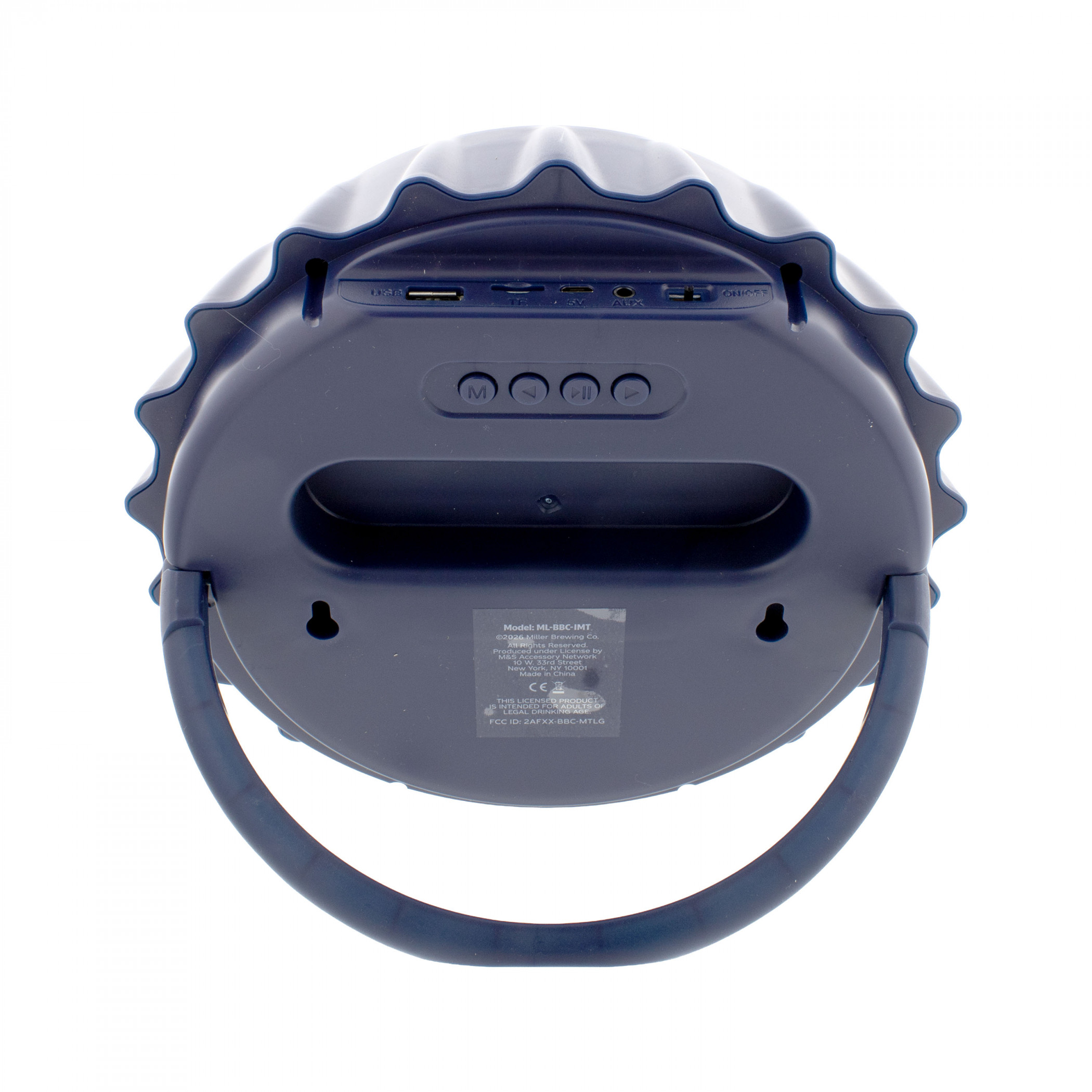 Miller Lite Bottle Cap Shaped Bluetooth Speaker