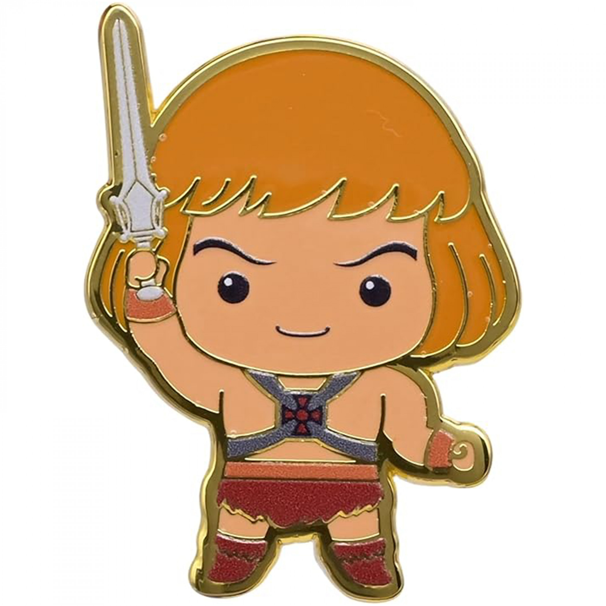 He-Man Chibi Enamel Pin, Multi-Color