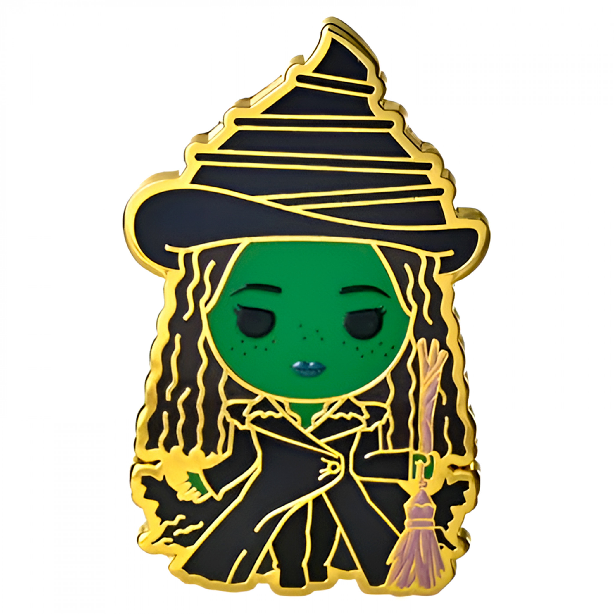 Wicked Elphaba Thropp Chibi Enamel Pin, Multi-Color