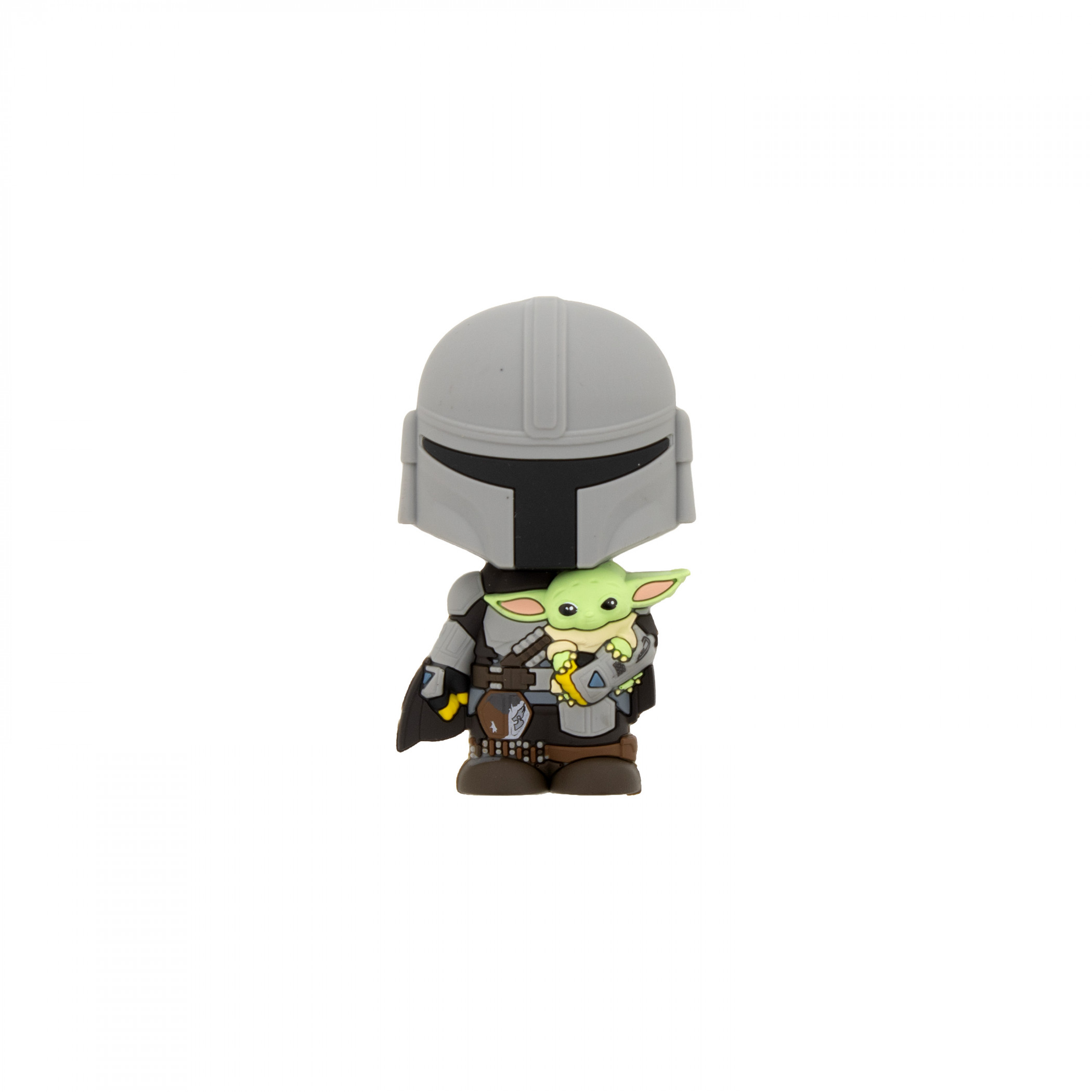 Star Wars The Mandalorian Holding Grogu 3D Foam Magnet, Multi-Color