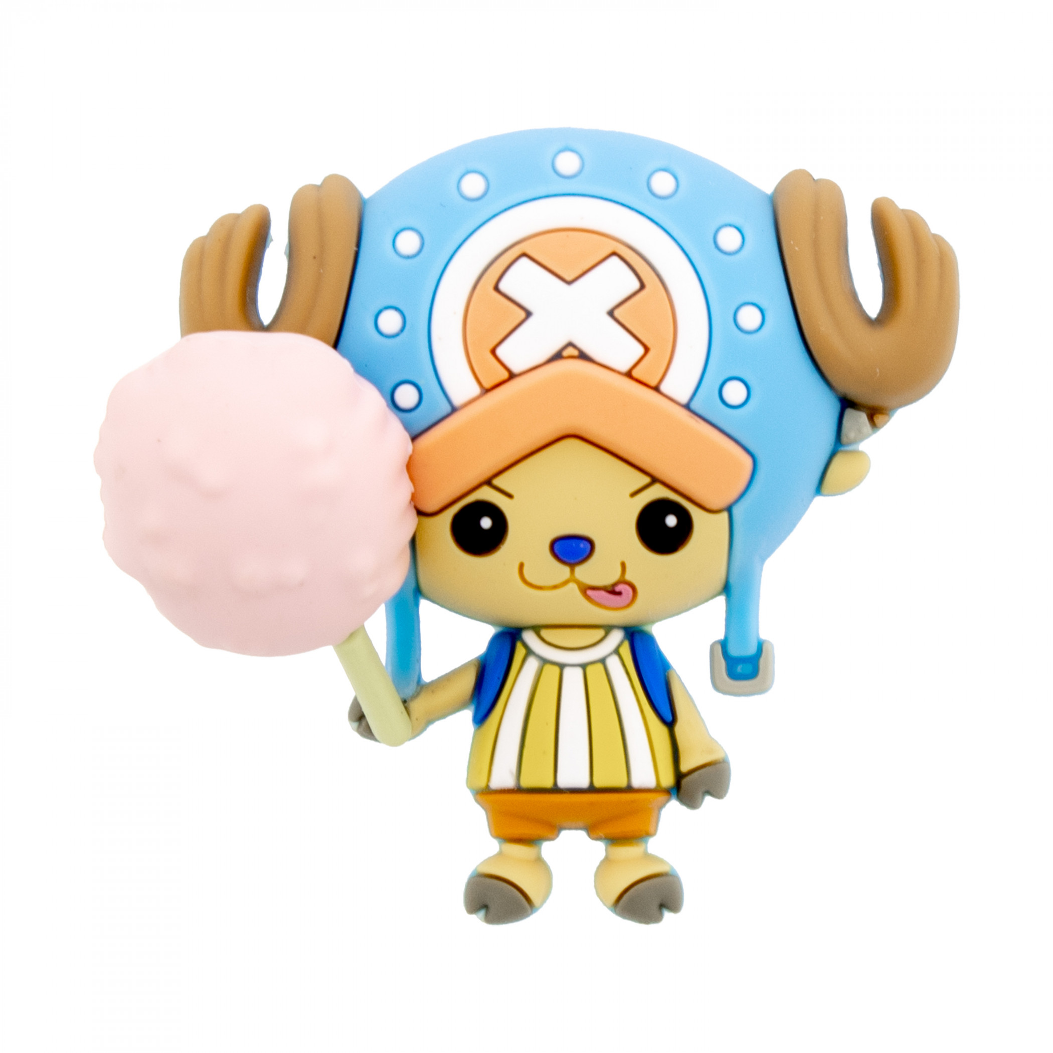One Piece Chopper with Cotton Candy 3D Foam Magnet, Multi-Color