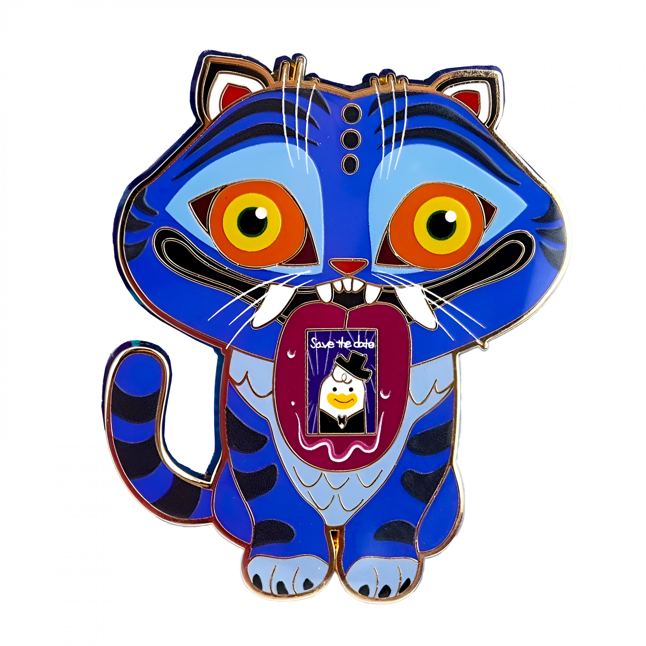 K-pop Demon Hunters Derpy Enamel Pin, Blue
