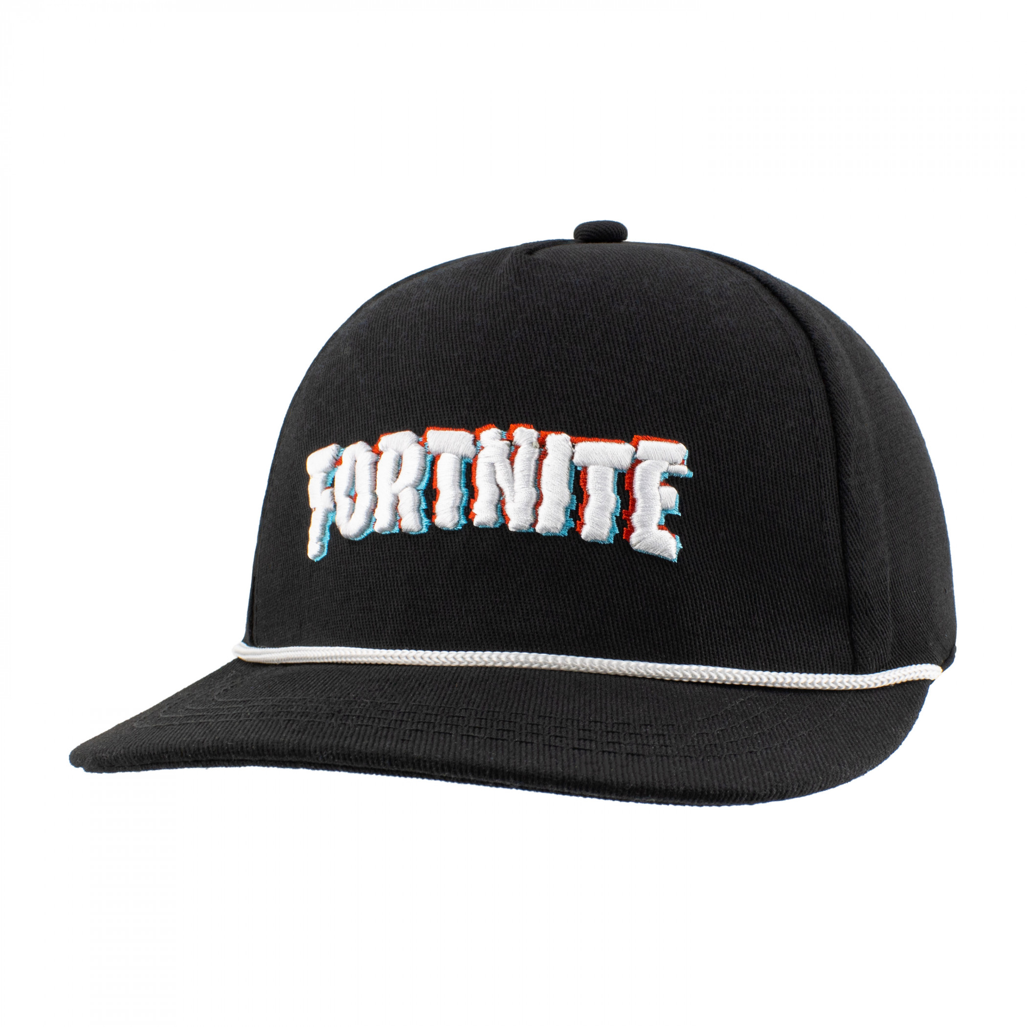 Fortnite Embroidered Logo Youth Rope Hat, Black