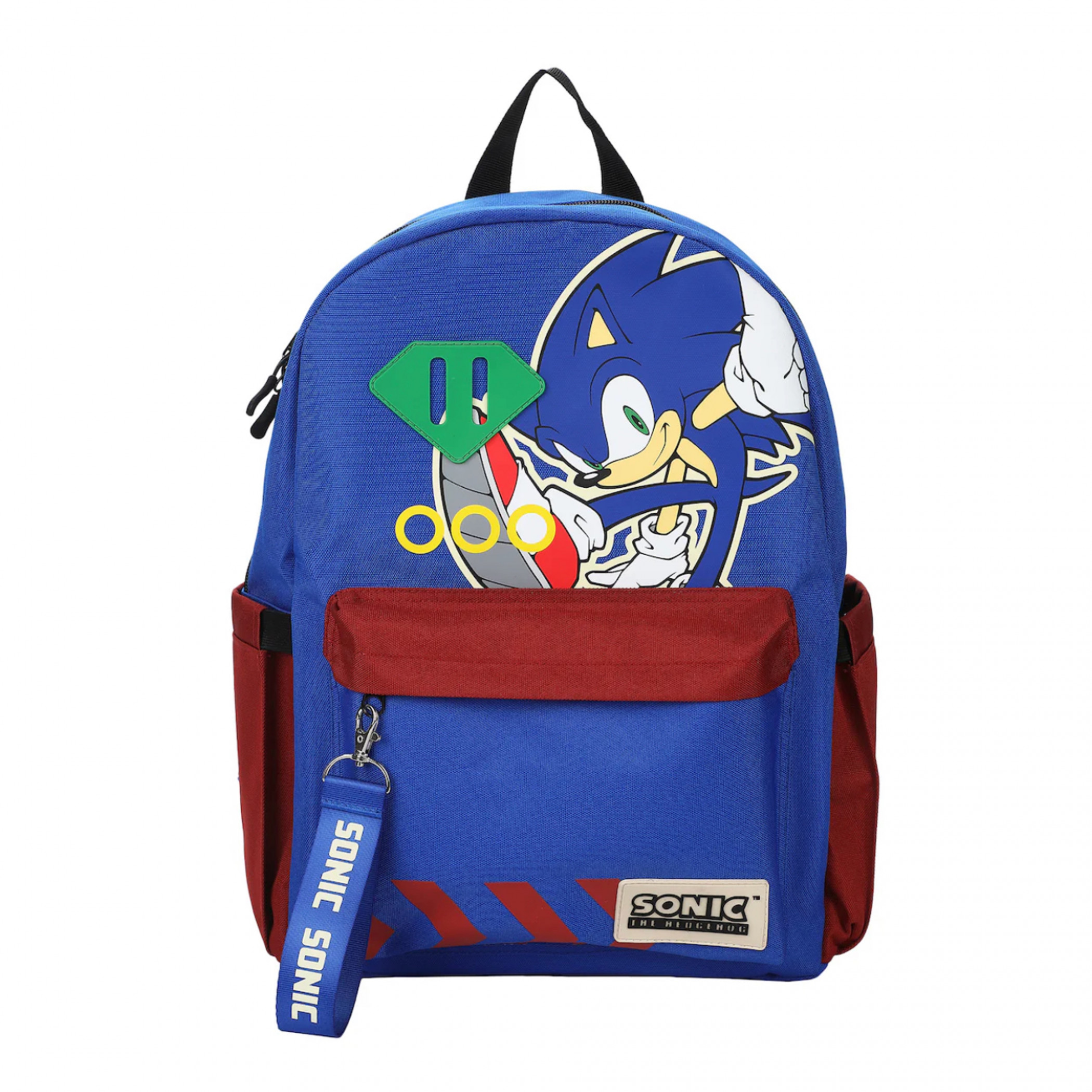 Sonic the Hedgehog Character Art 16.5' Adult Backpack, Blue