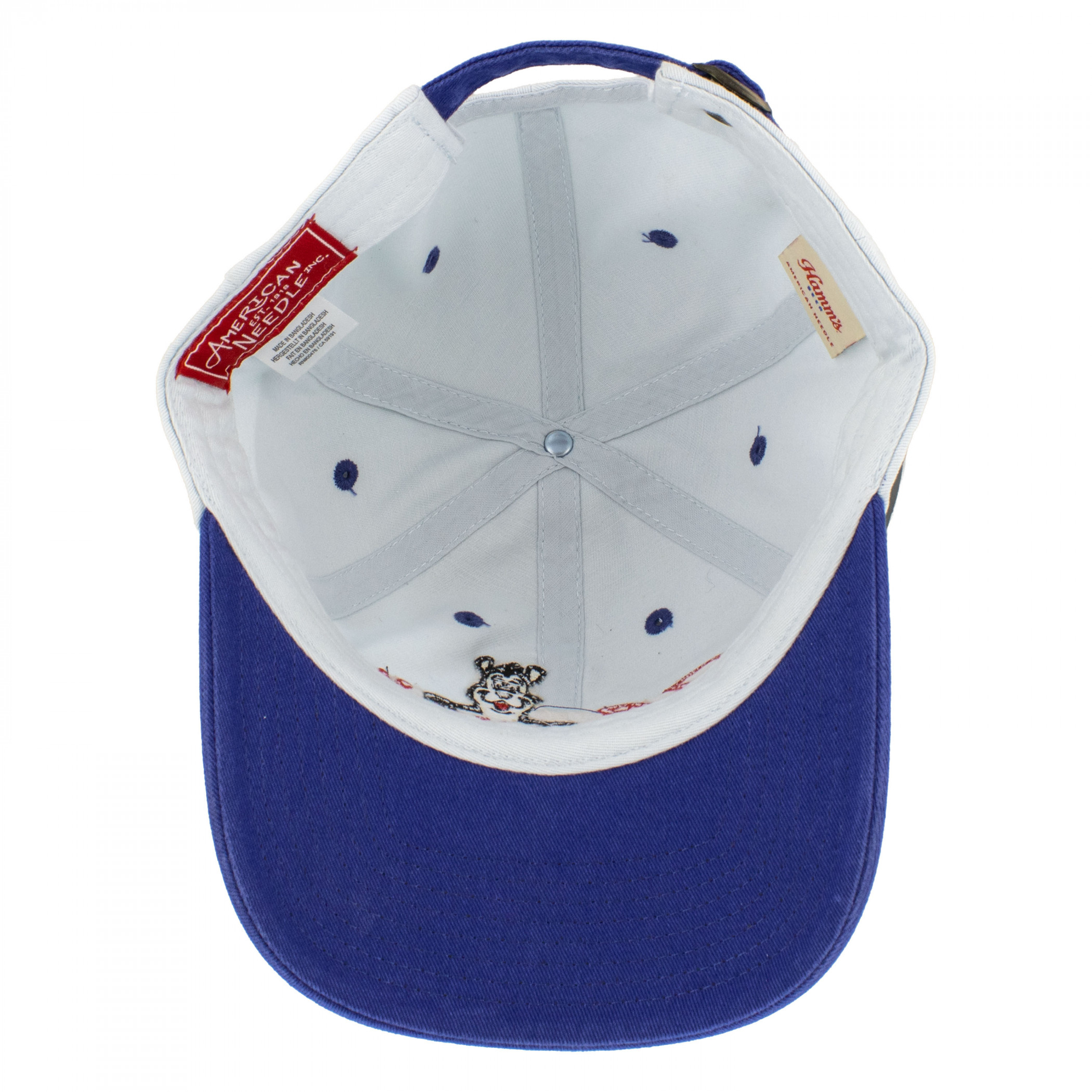Hamm's Beer Bear Logo Blue Colorway Adjustable Hat - image 6