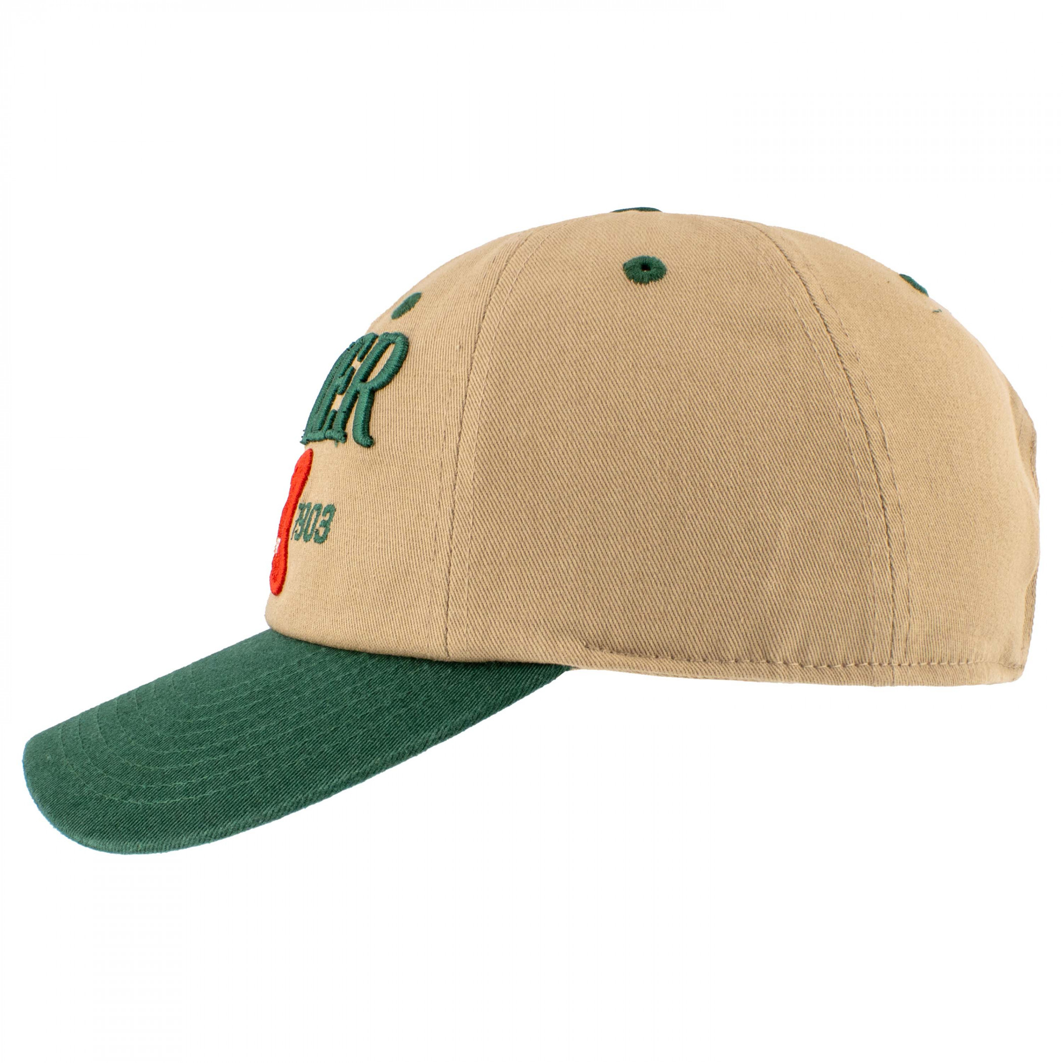 Miller High Life Vintage Text Khaki Colorway Adjustable Hat - image 3