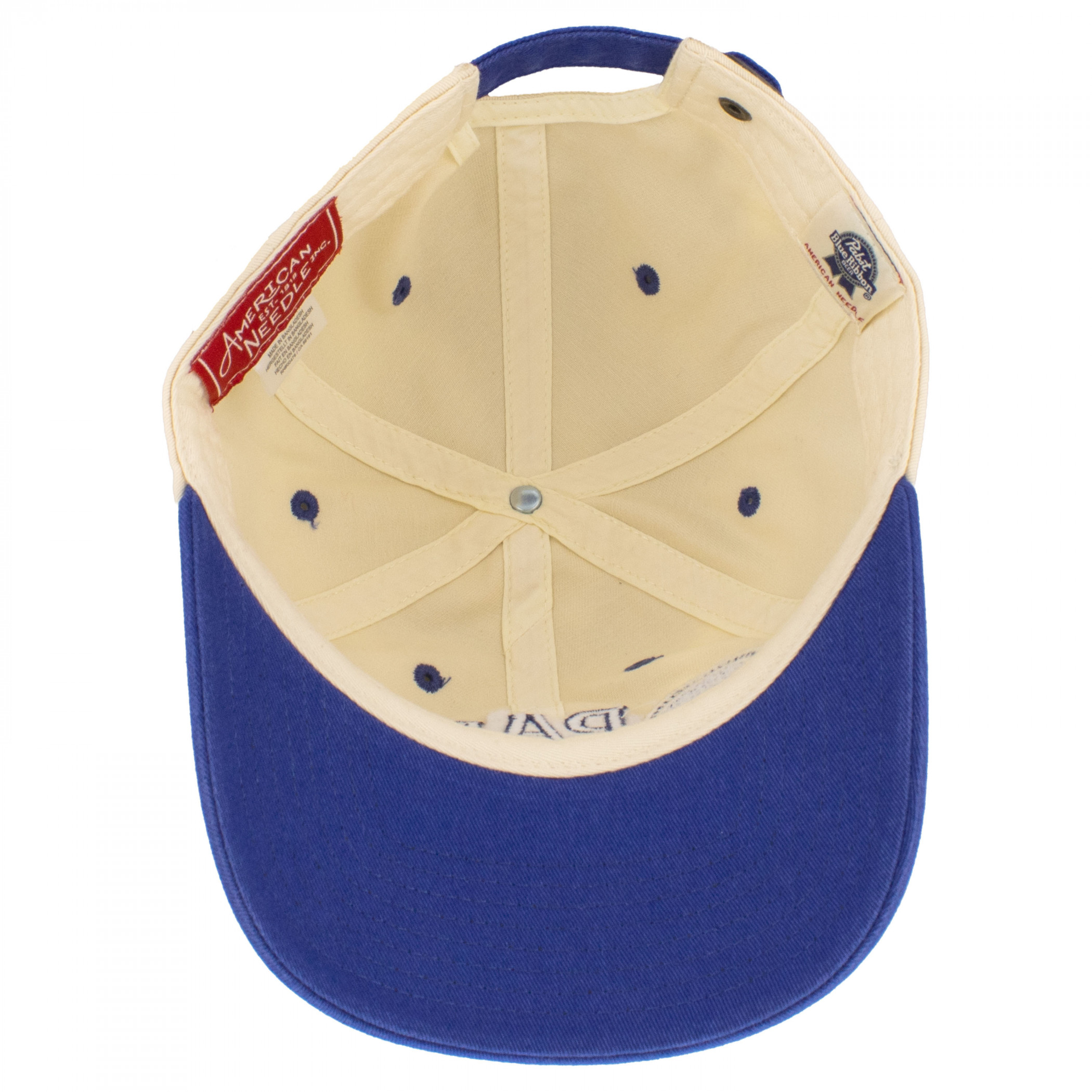 Pabst Blue Ribbon Vintage Logo Ballpark Adjustable Hat - image 6