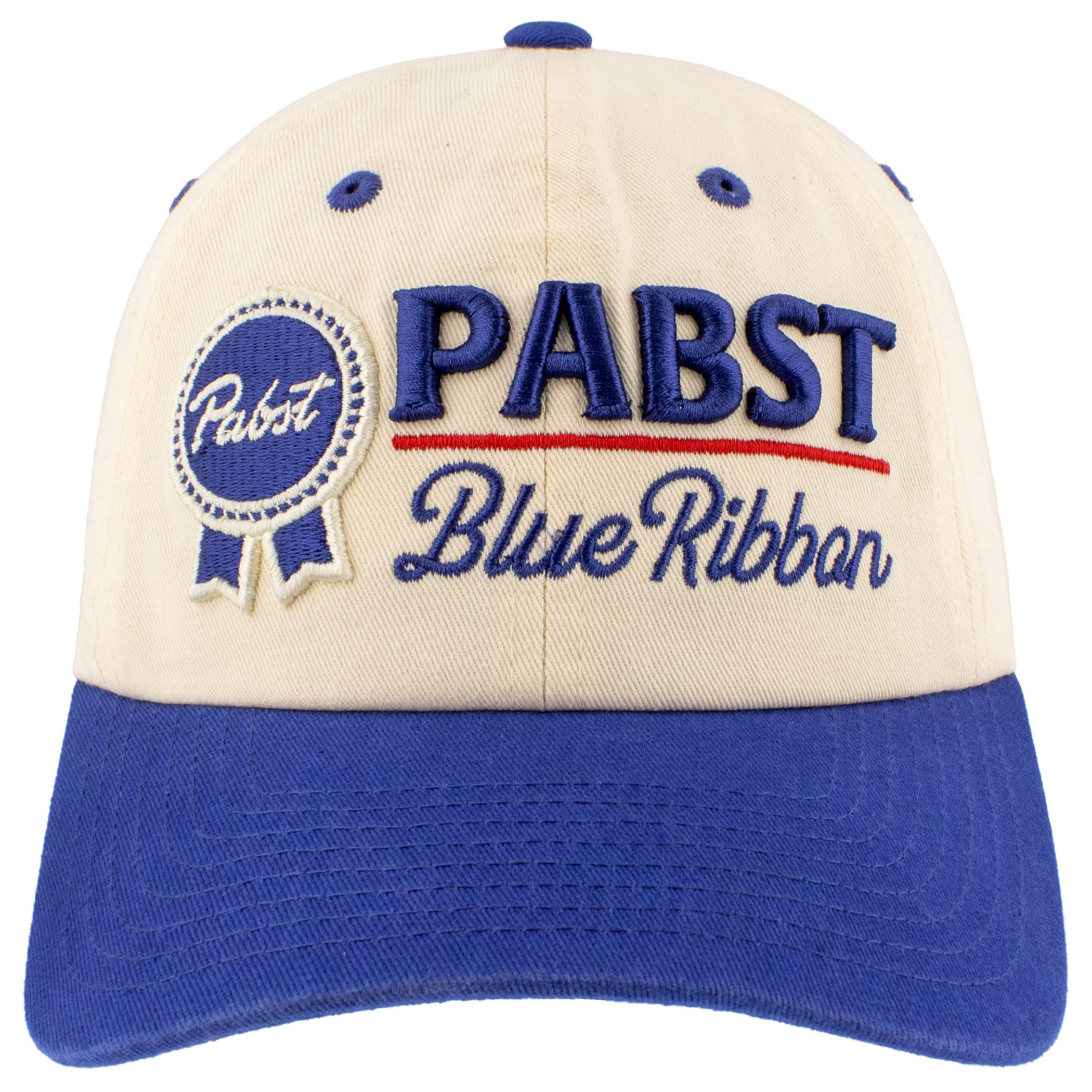 Pabst Blue Ribbon Vintage Logo Ballpark Adjustable Hat - image 2