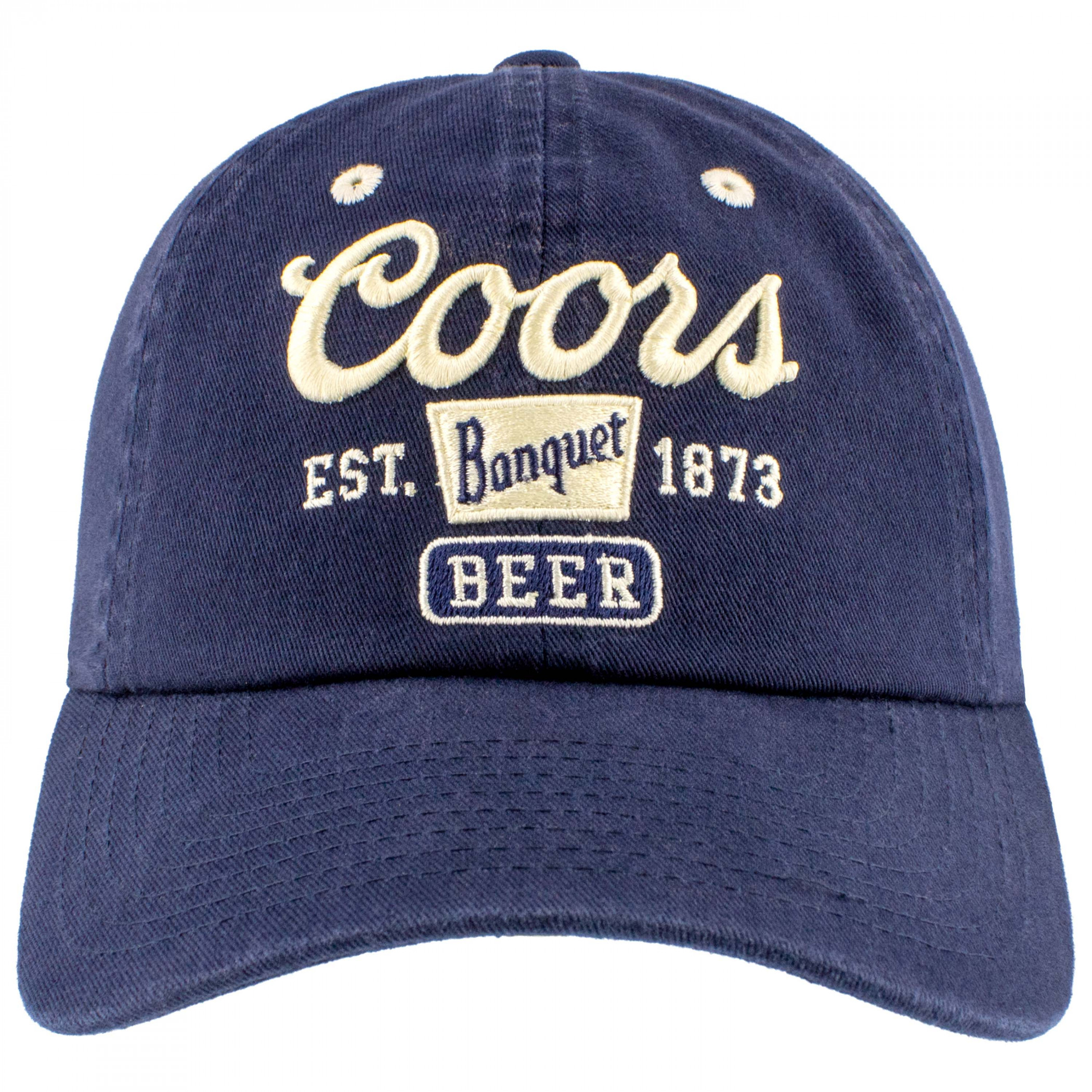 Coors Banquet Beer Navy Colorway Ballpark Adjustable Hat - image 2