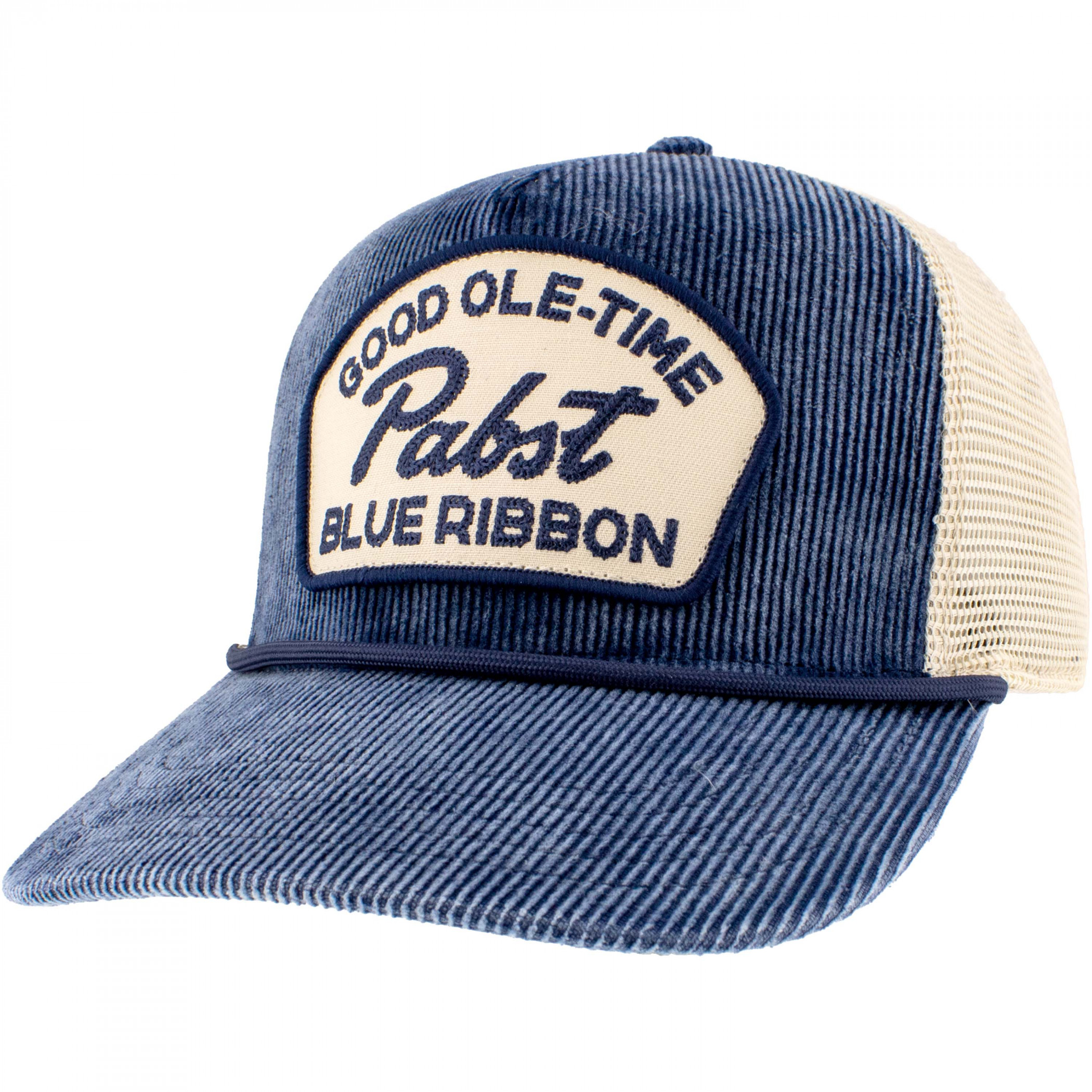 Pabst Blue Ribbon Good Ole-Time Corduroy Mesh Back Adjustable Hat