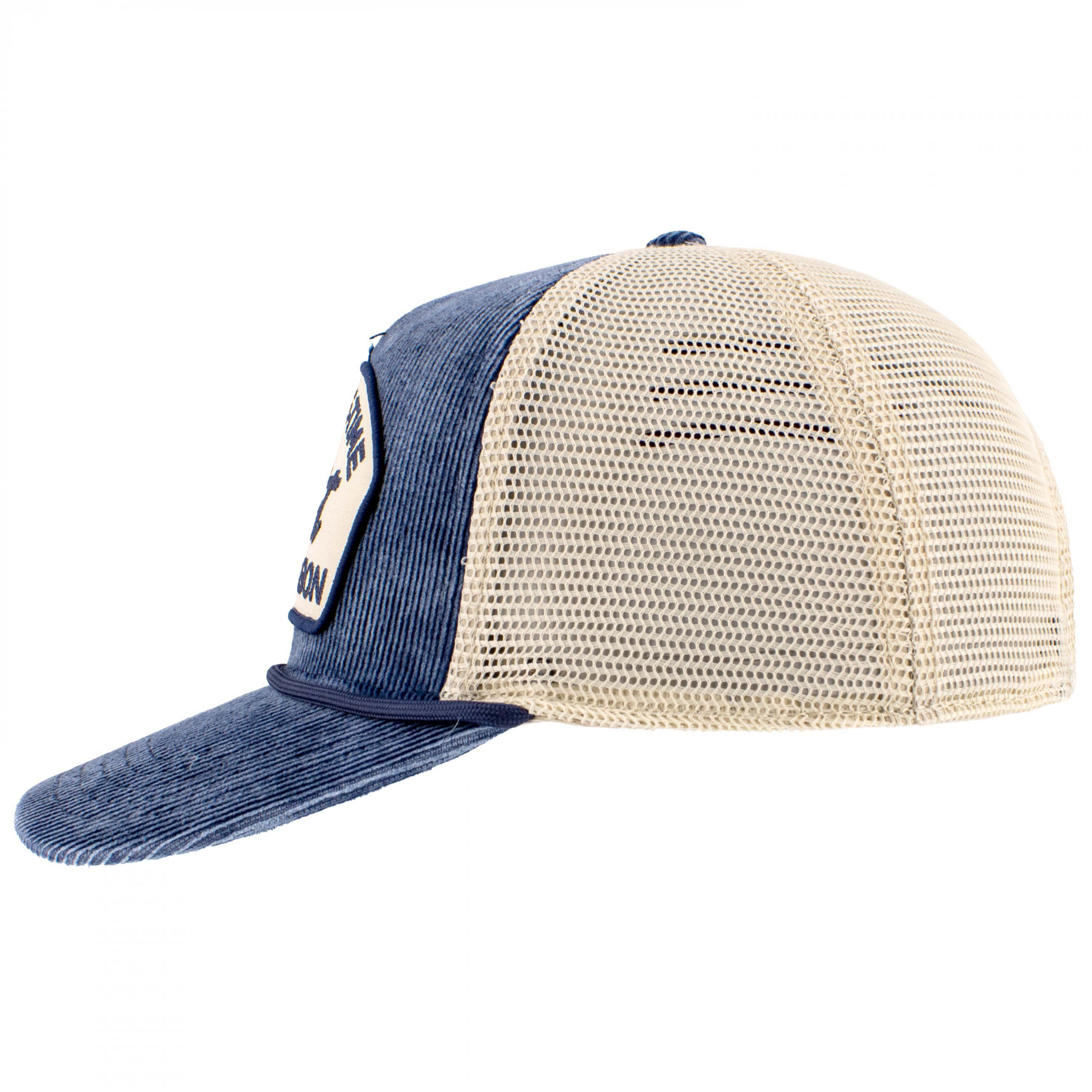Pabst Blue Ribbon Good Ole-Time Corduroy Mesh Back Adjustable Hat - image 4