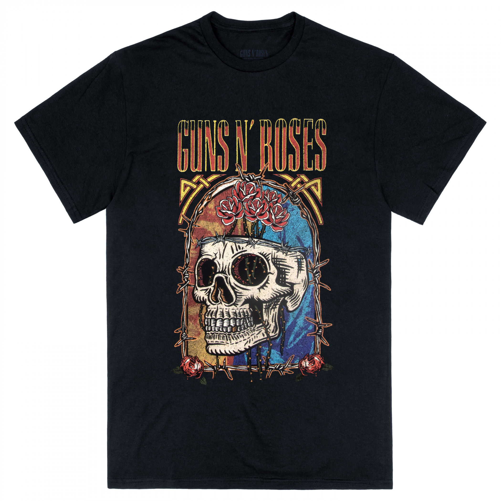 Guns N' Roses 1991 North American Tour Front & Back Print T-Shirt