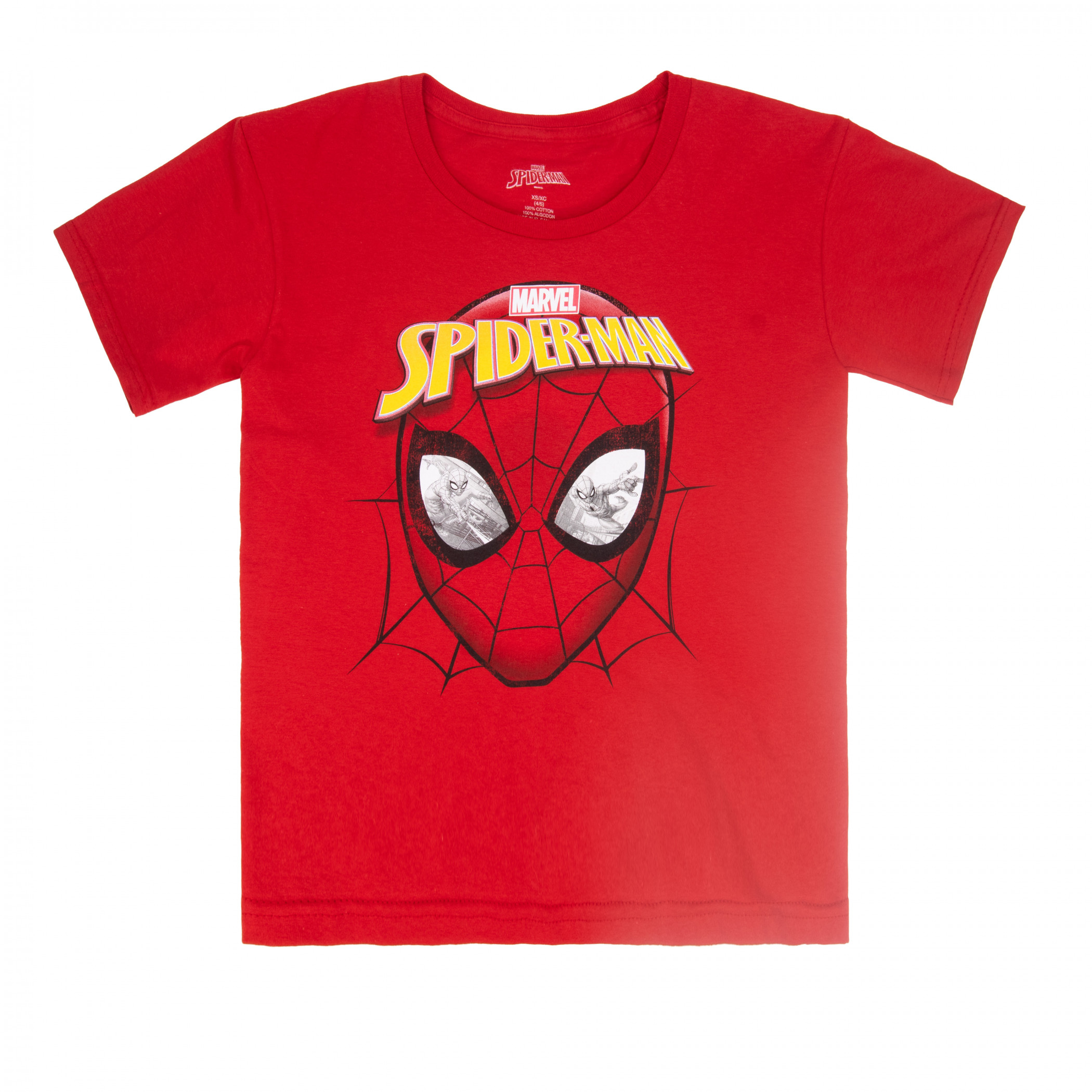 Spider-man Spidey-Eyes Youth T-Shirt, Red