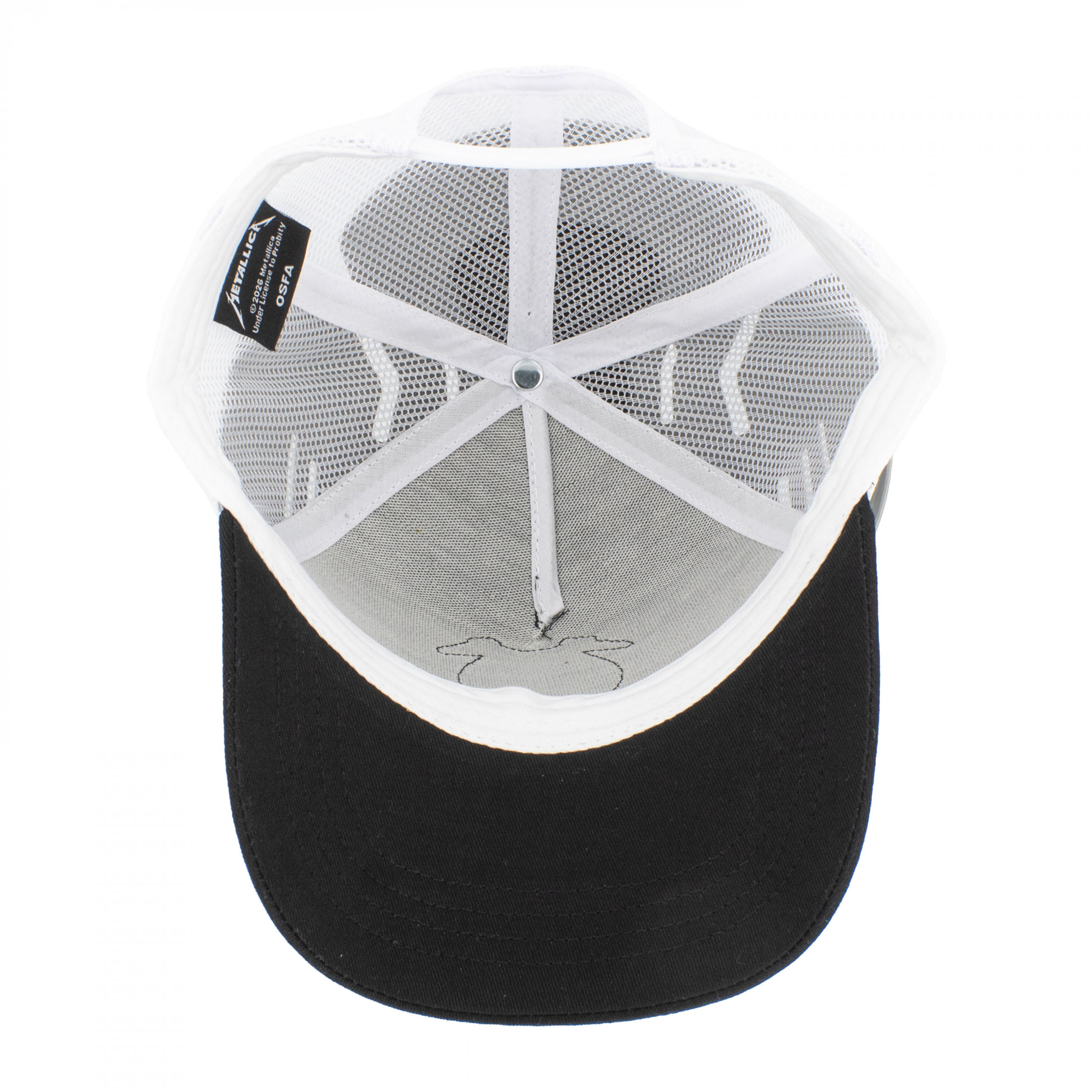 Metallica Justice For All Monochrome Mesh Snapback Hat