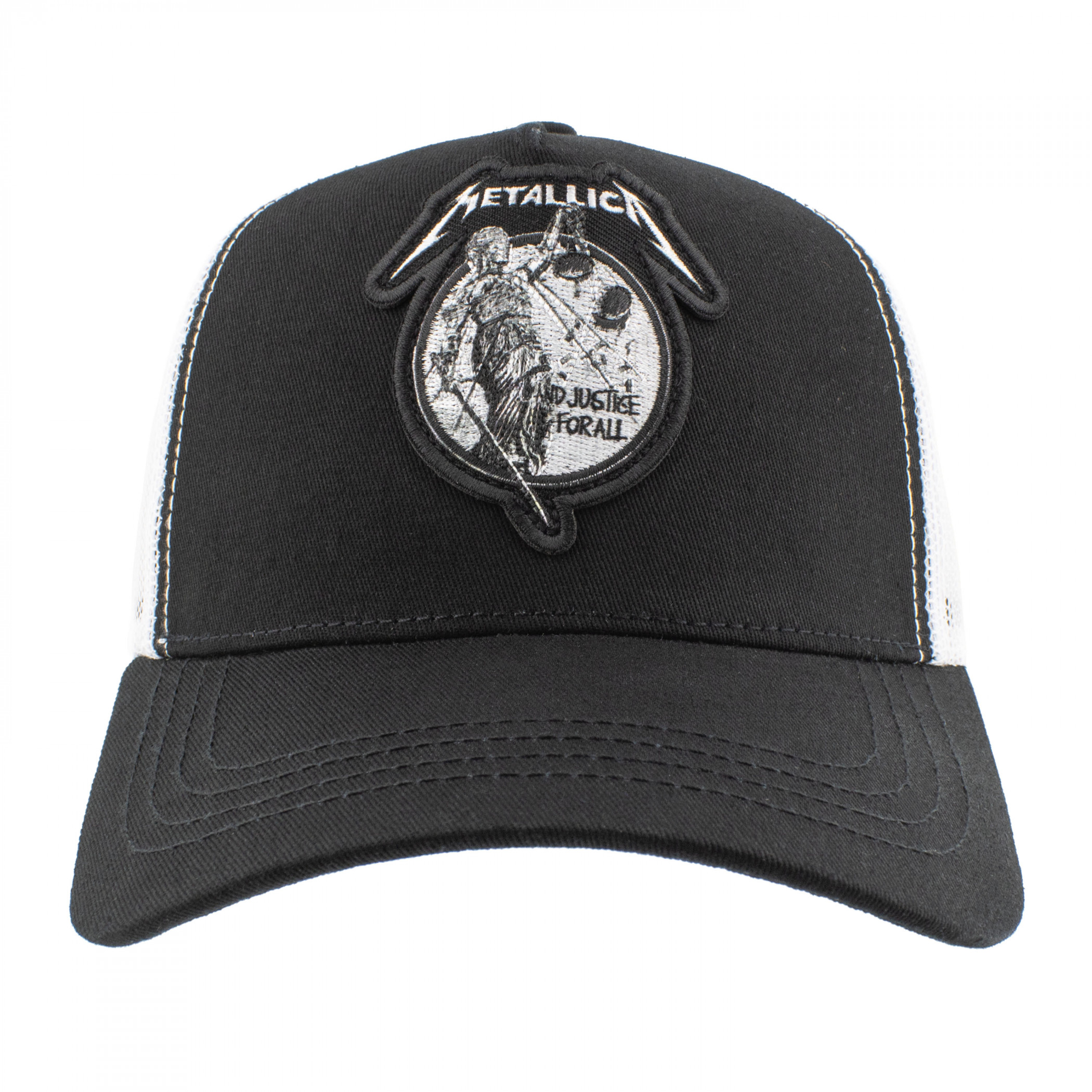 Metallica Justice For All Monochrome Mesh Snapback Hat