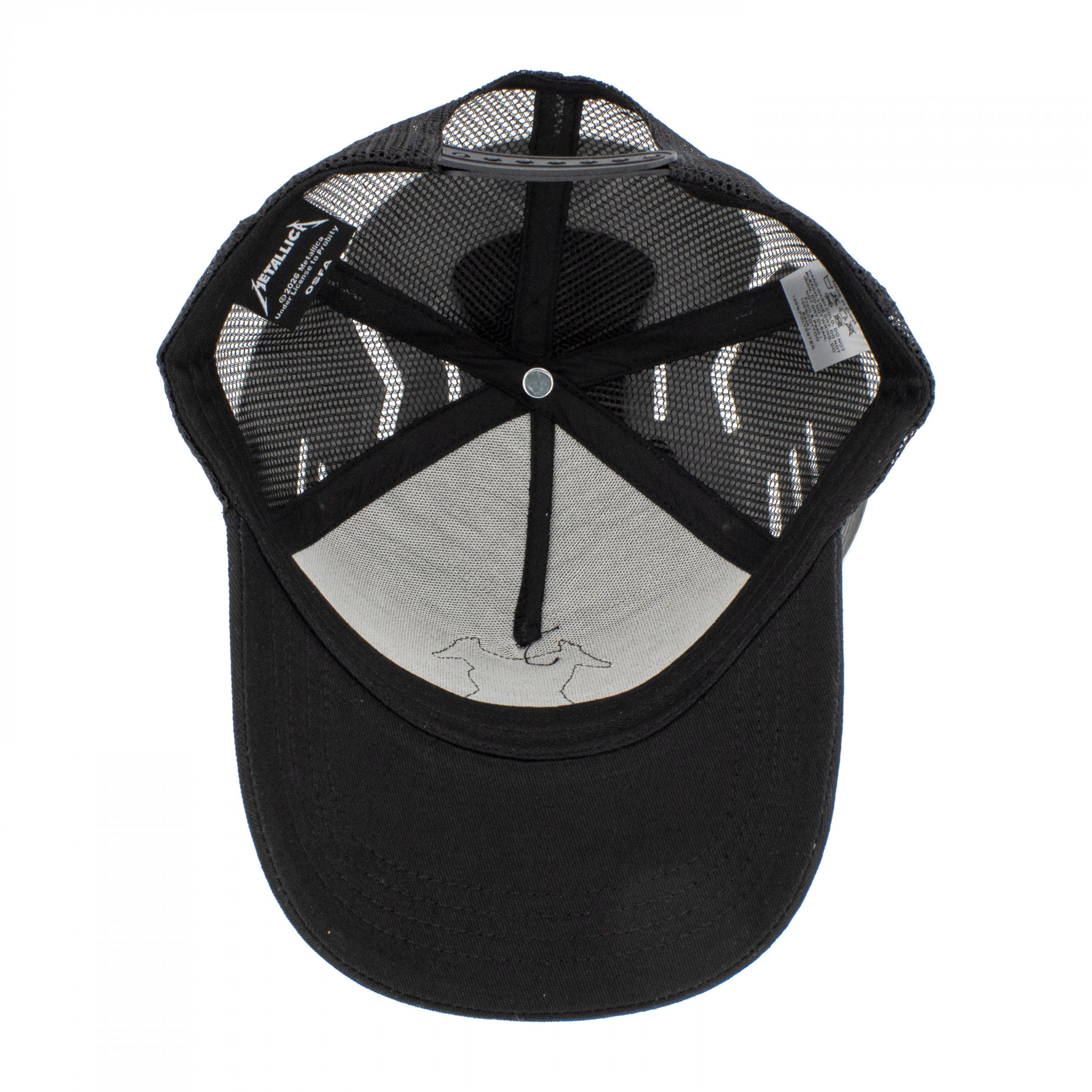 Metallica Kirk Hammett Purple Ouija Guitar Mesh Snapback Hat