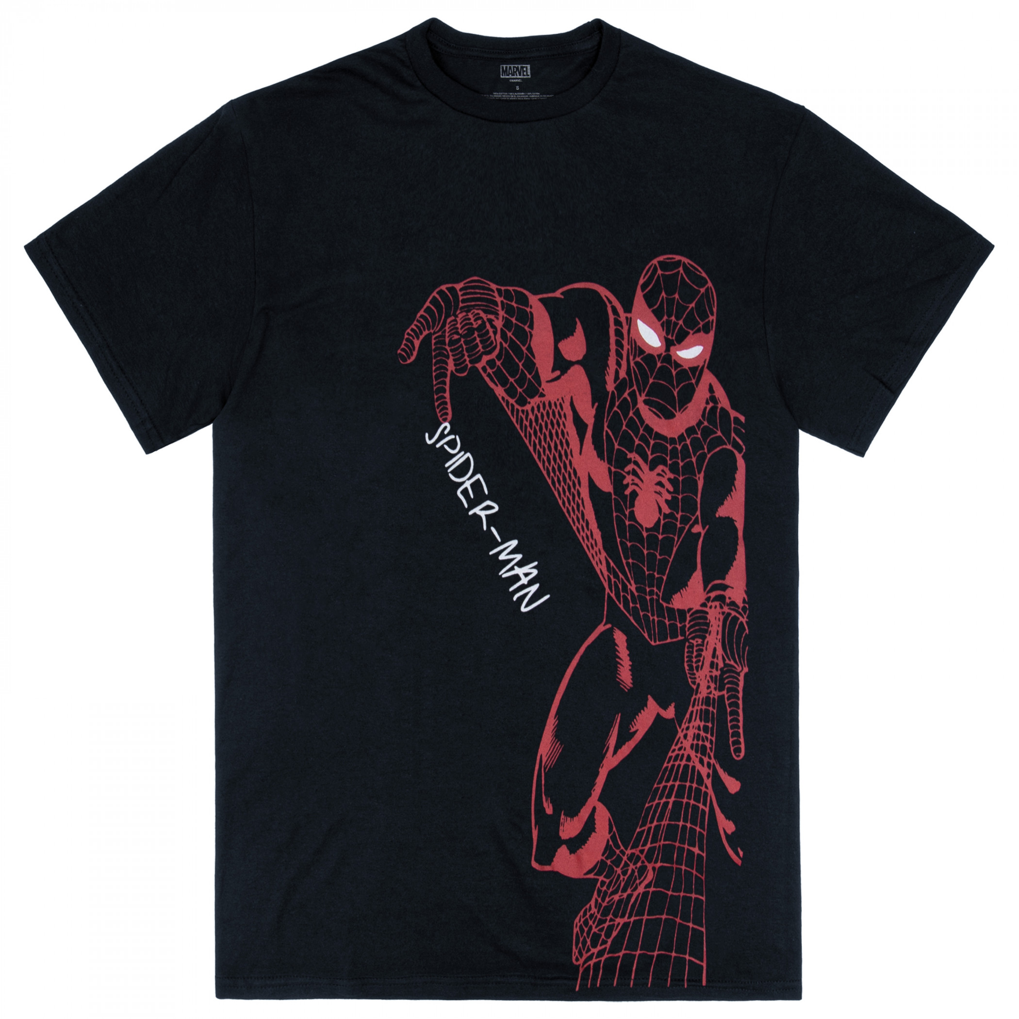 Spider-Man Webbin' Mineral Wash Boy's Graphic T-Shirt, Grey