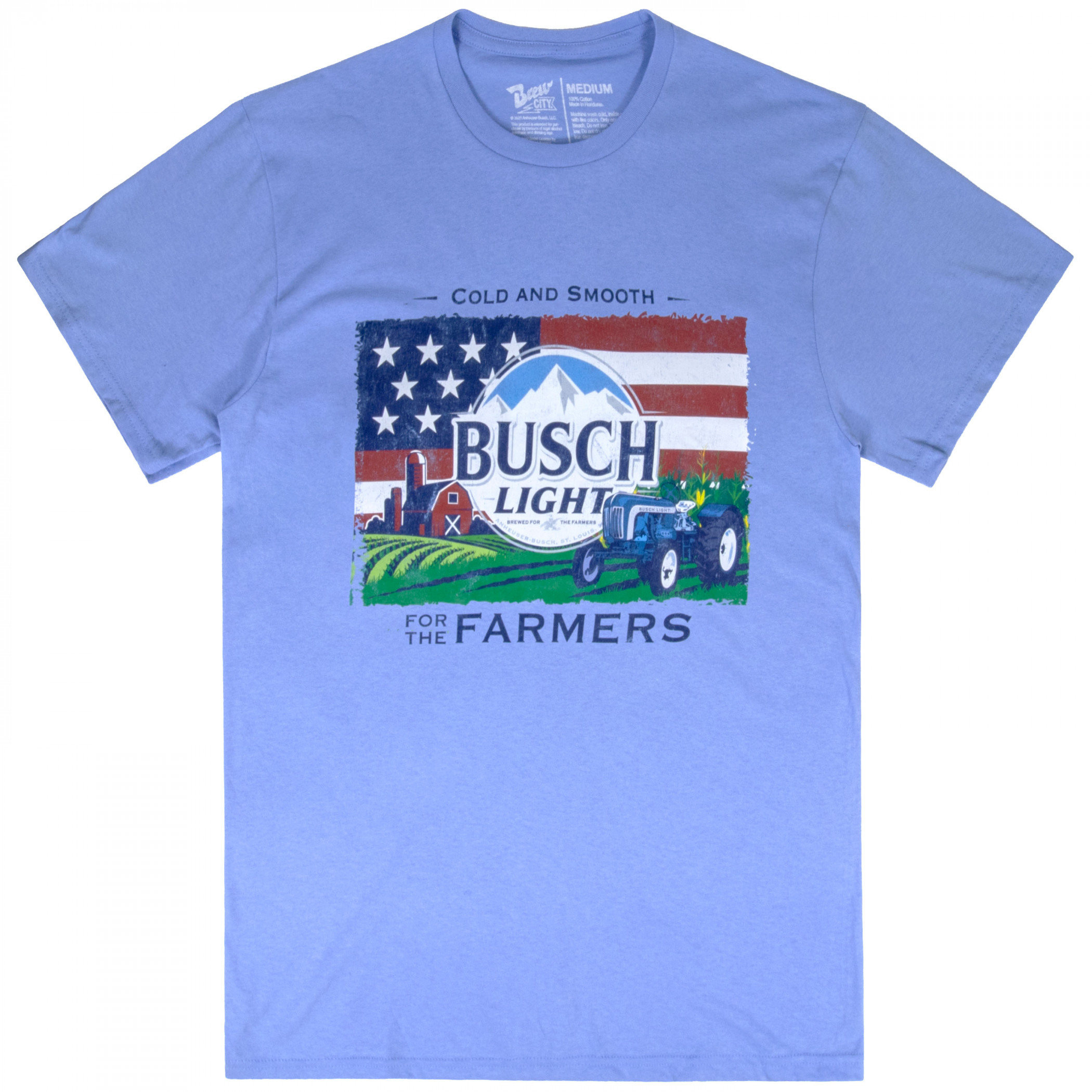 Busch Light For the Farmers Patriotic T-Shirt