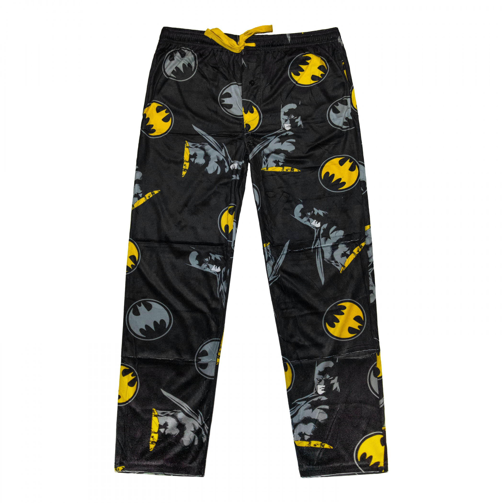 Batman Logos Fearless Sleep Pants, Black