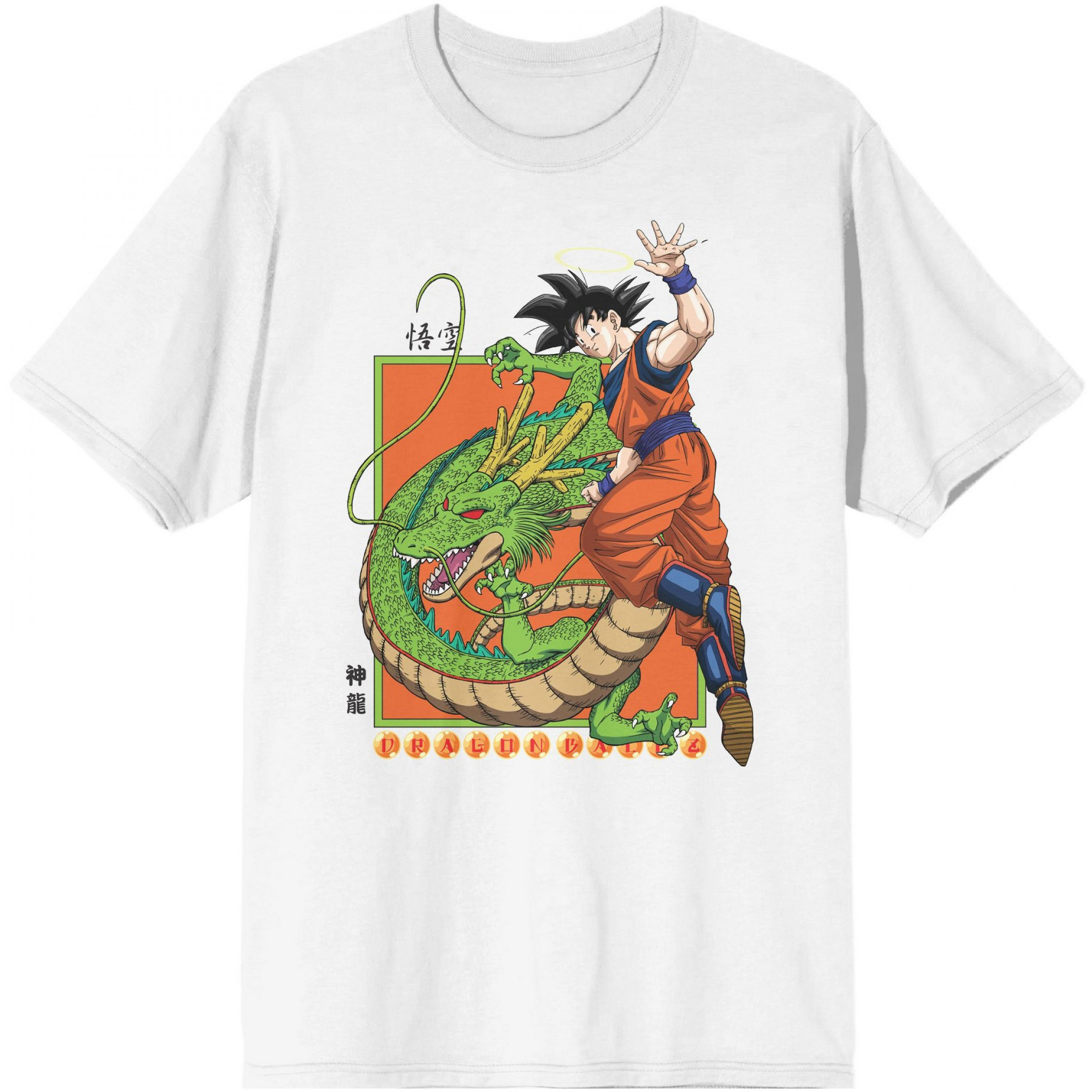 Dragon Ball Z Goku with Dragon T-Shirt, White