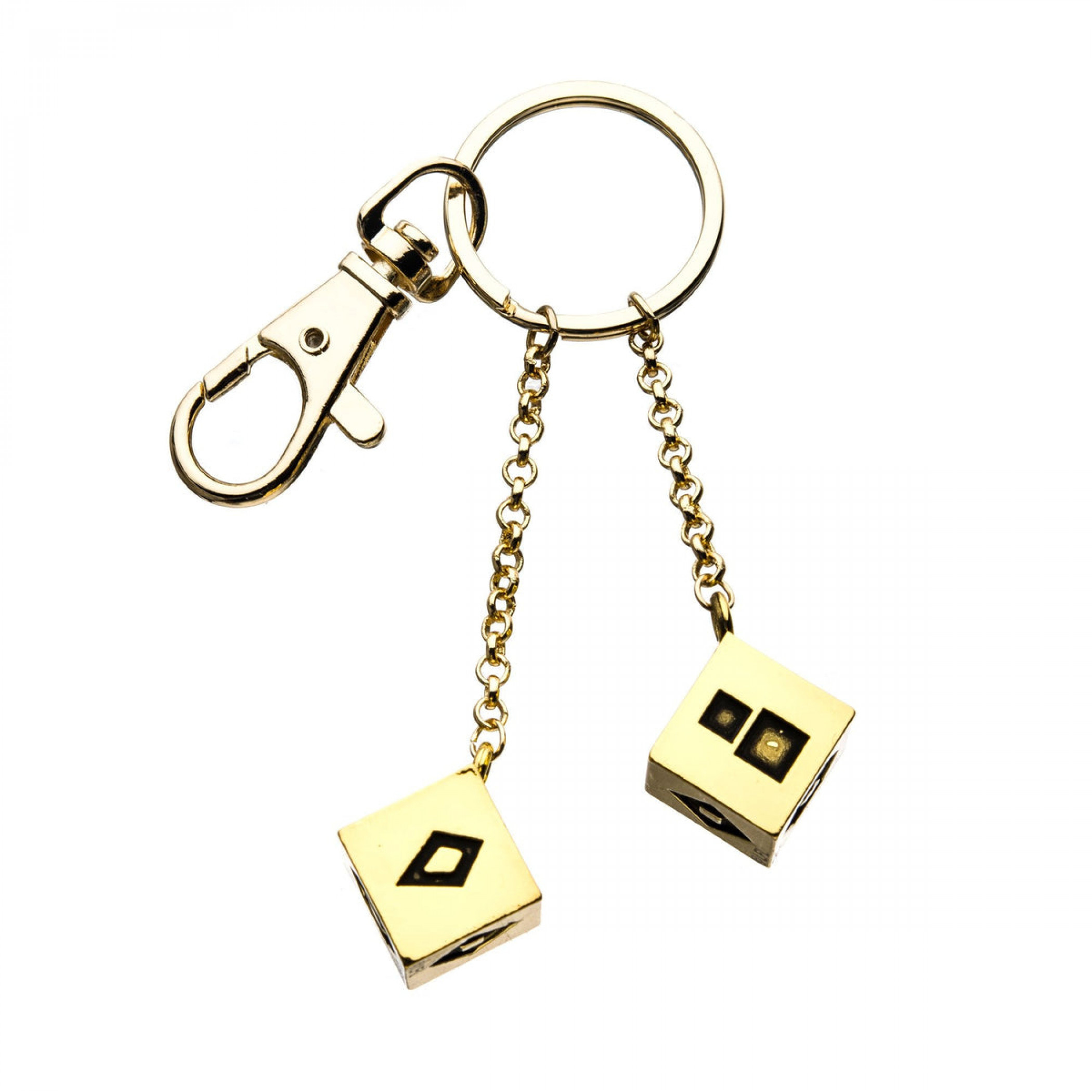 Star Wars Han Solo Lucky Sabacc Dice Keychain, Gold