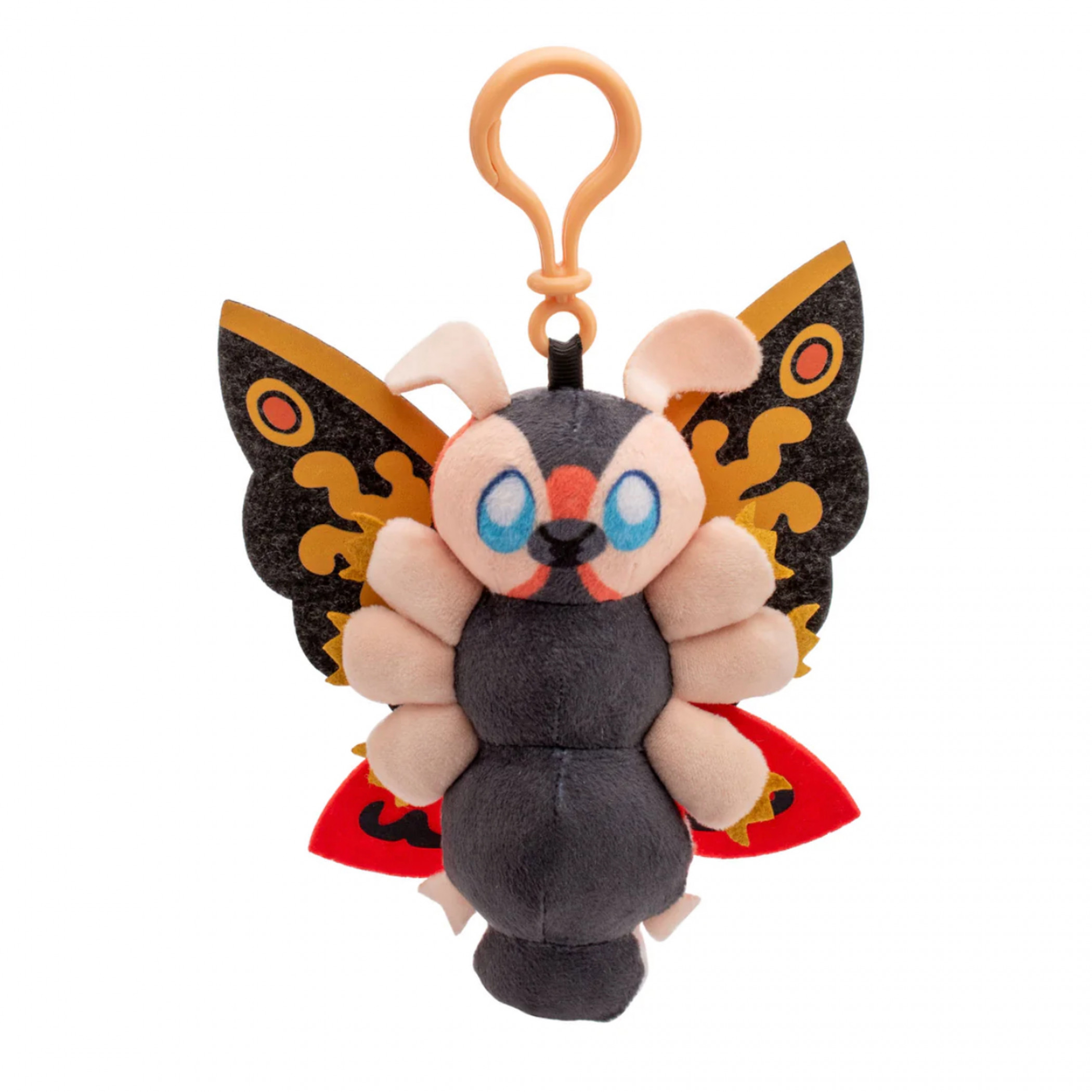 Godzilla Mothra Plush 3D Keychain, Multi-Color