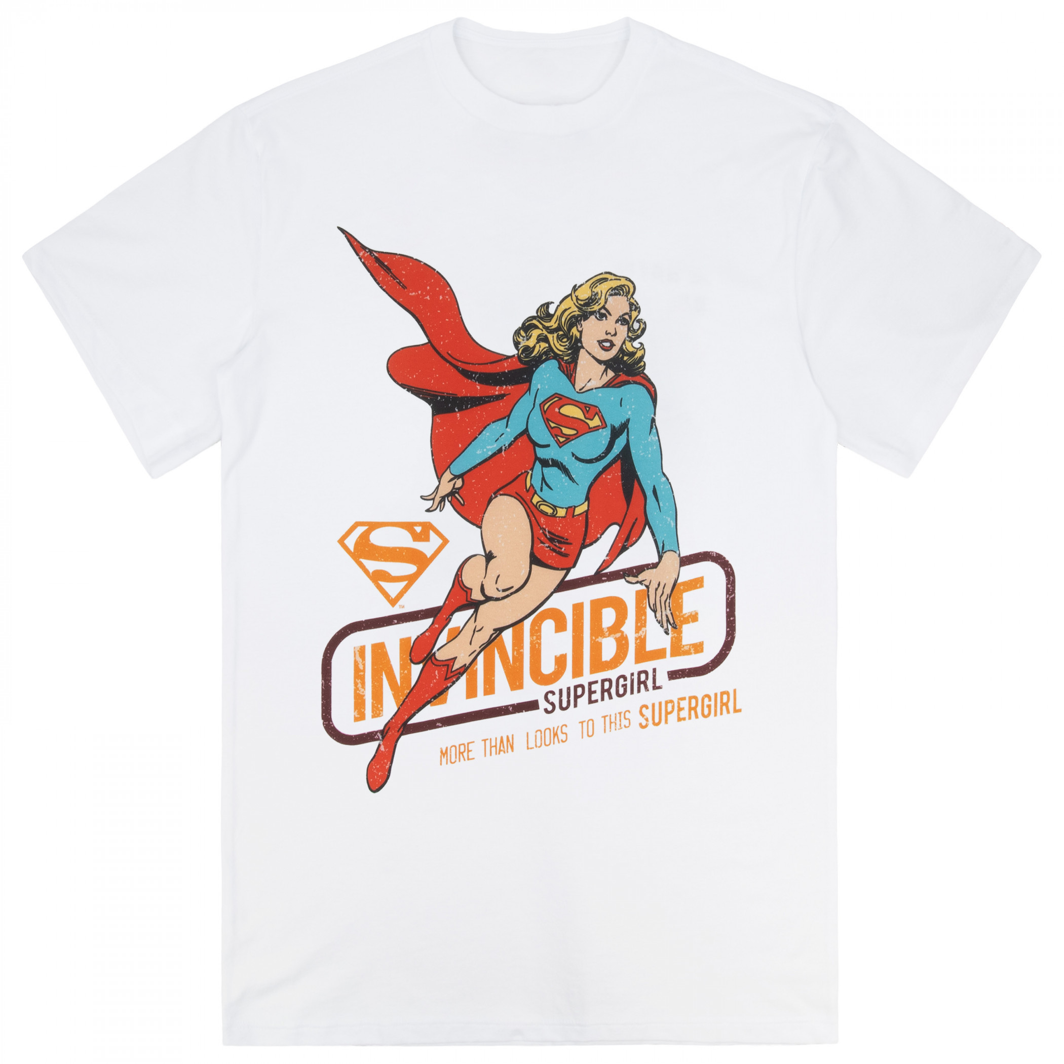 Supergirl Invincible - More Than Looks T-Shirt, White