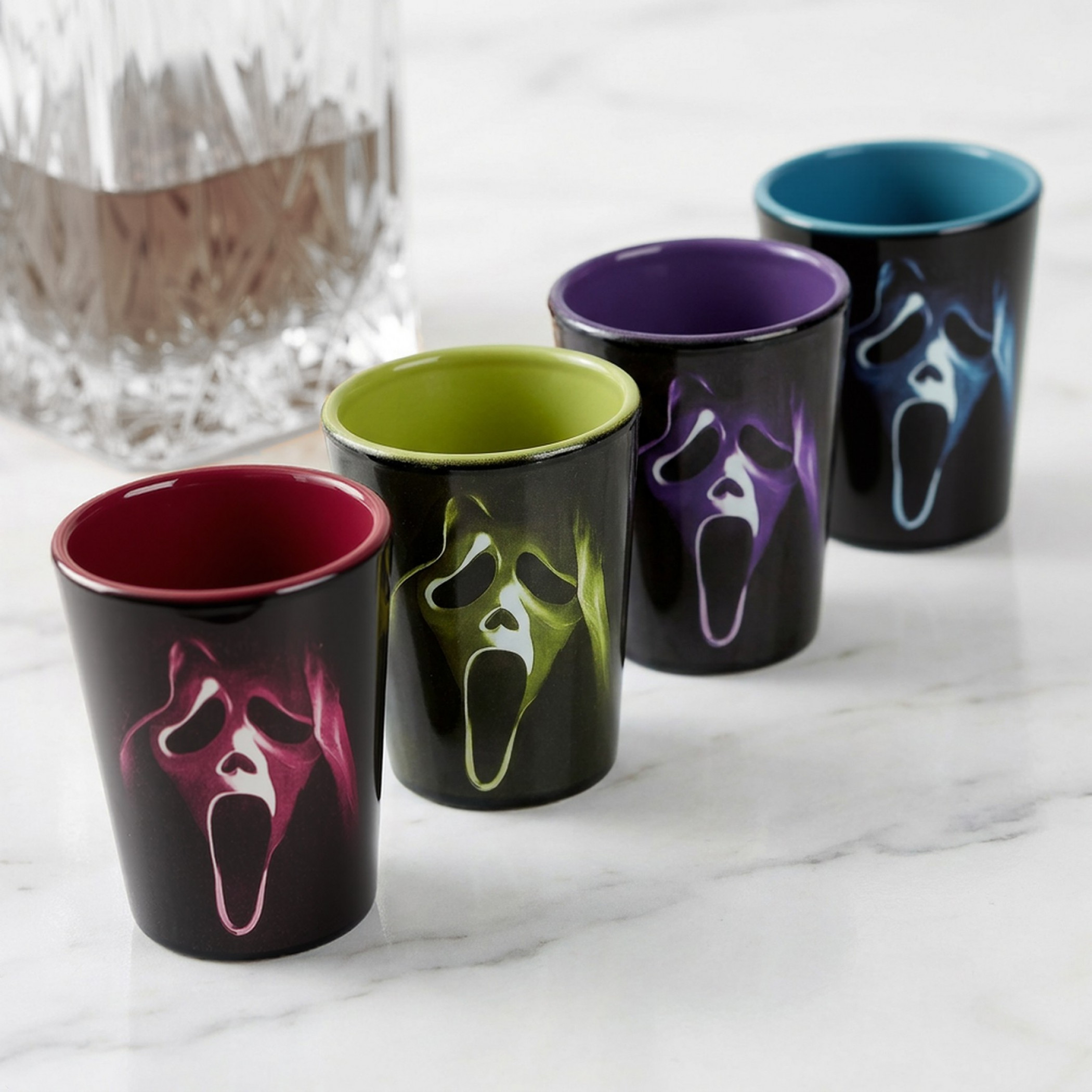 Scream Ghostface Shot Glasses  4-Pack