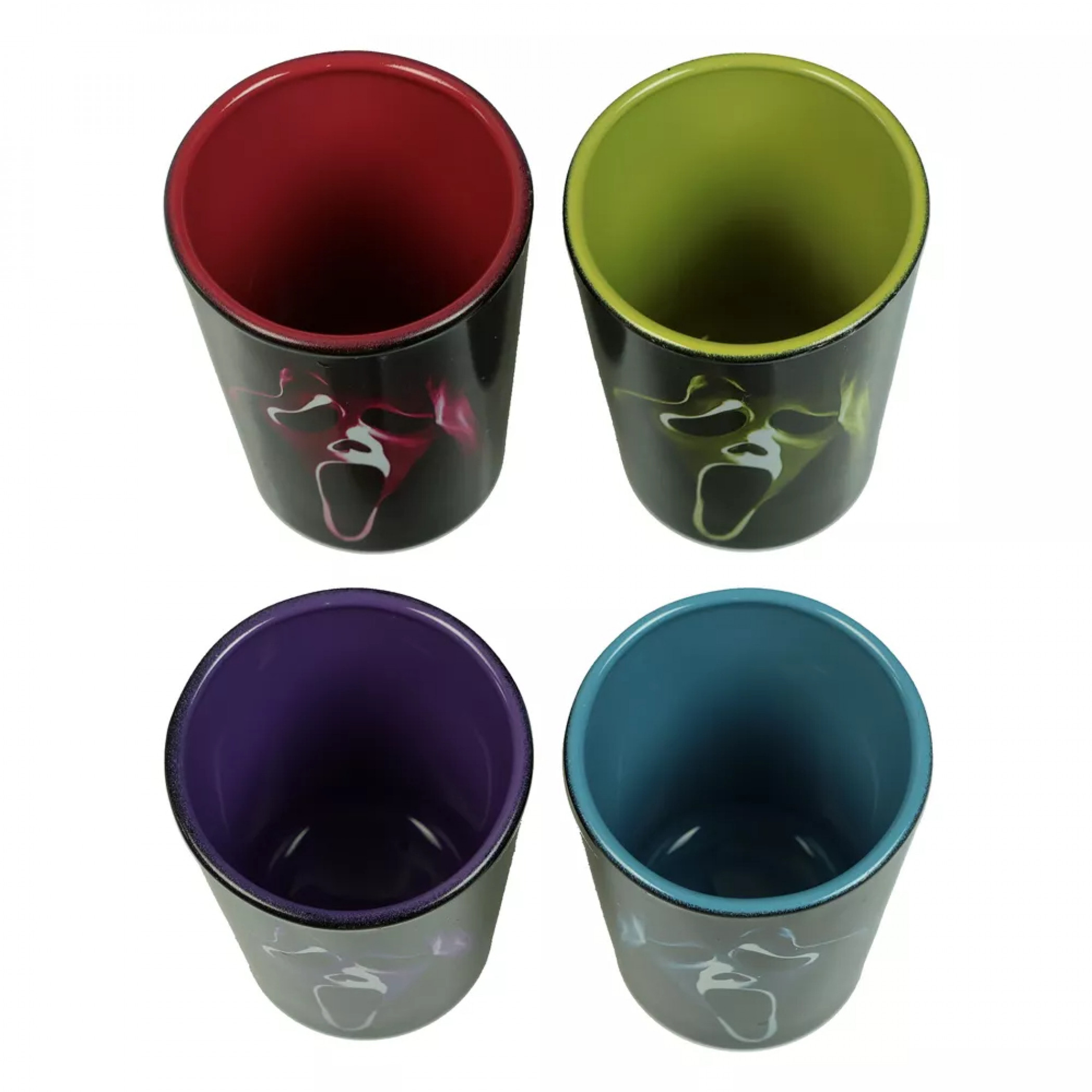 Scream Ghostface Shot Glasses  4-Pack