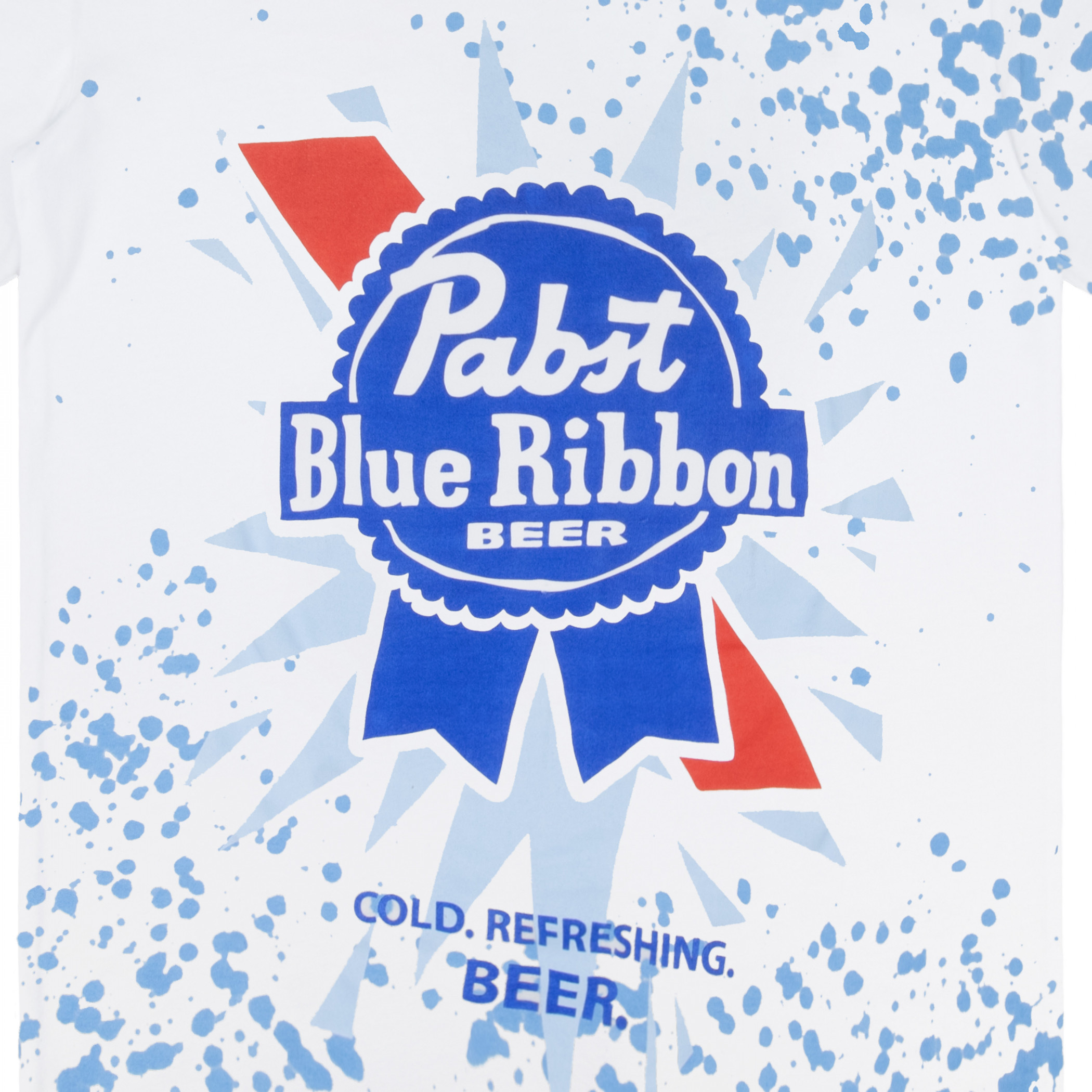Pabst Blue Ribbon Cold Refreshing Beer Tie Dye T-Shirt