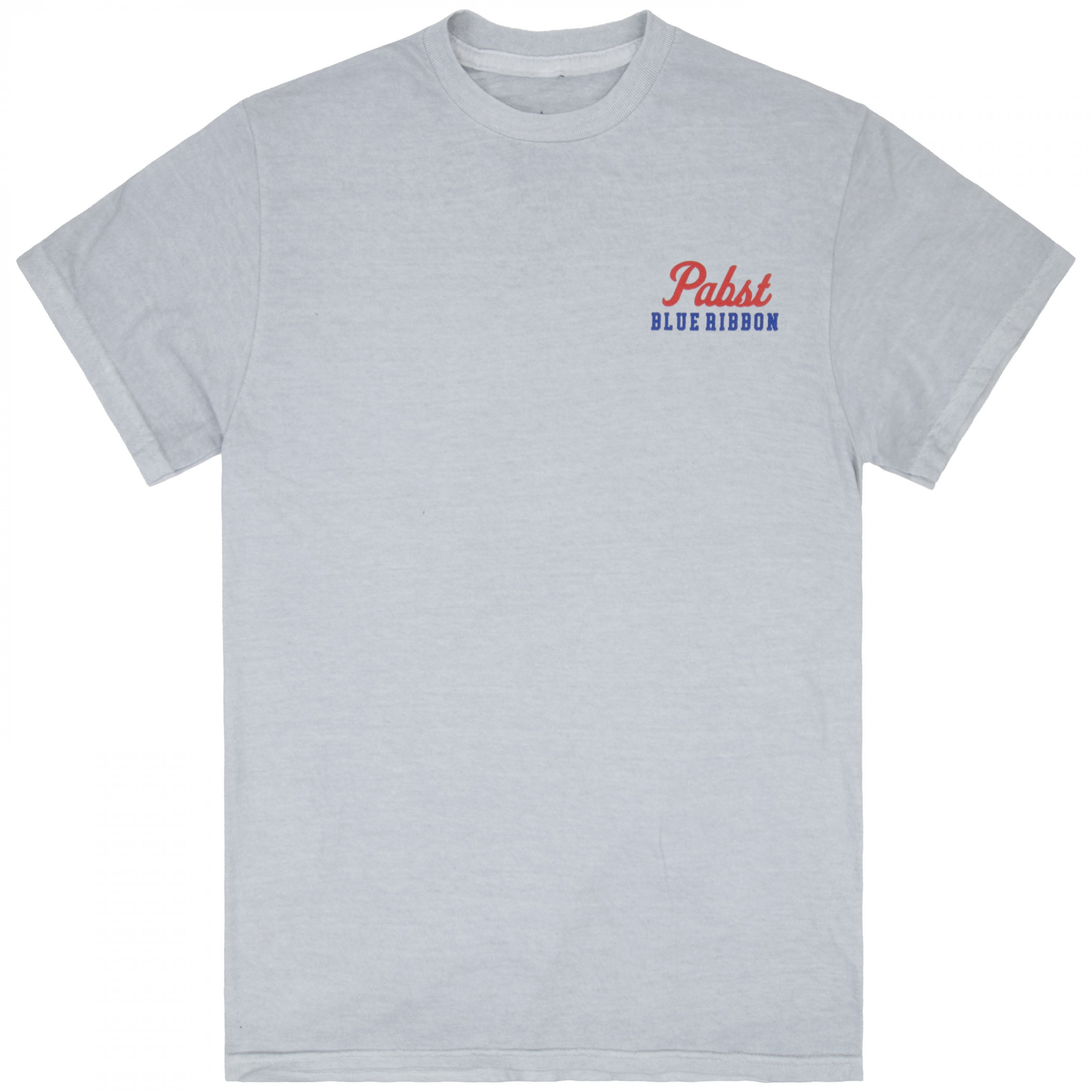 Pabst Blue Ribbon Crushed Can Front and Back Print Mineral Wash T-Shirt