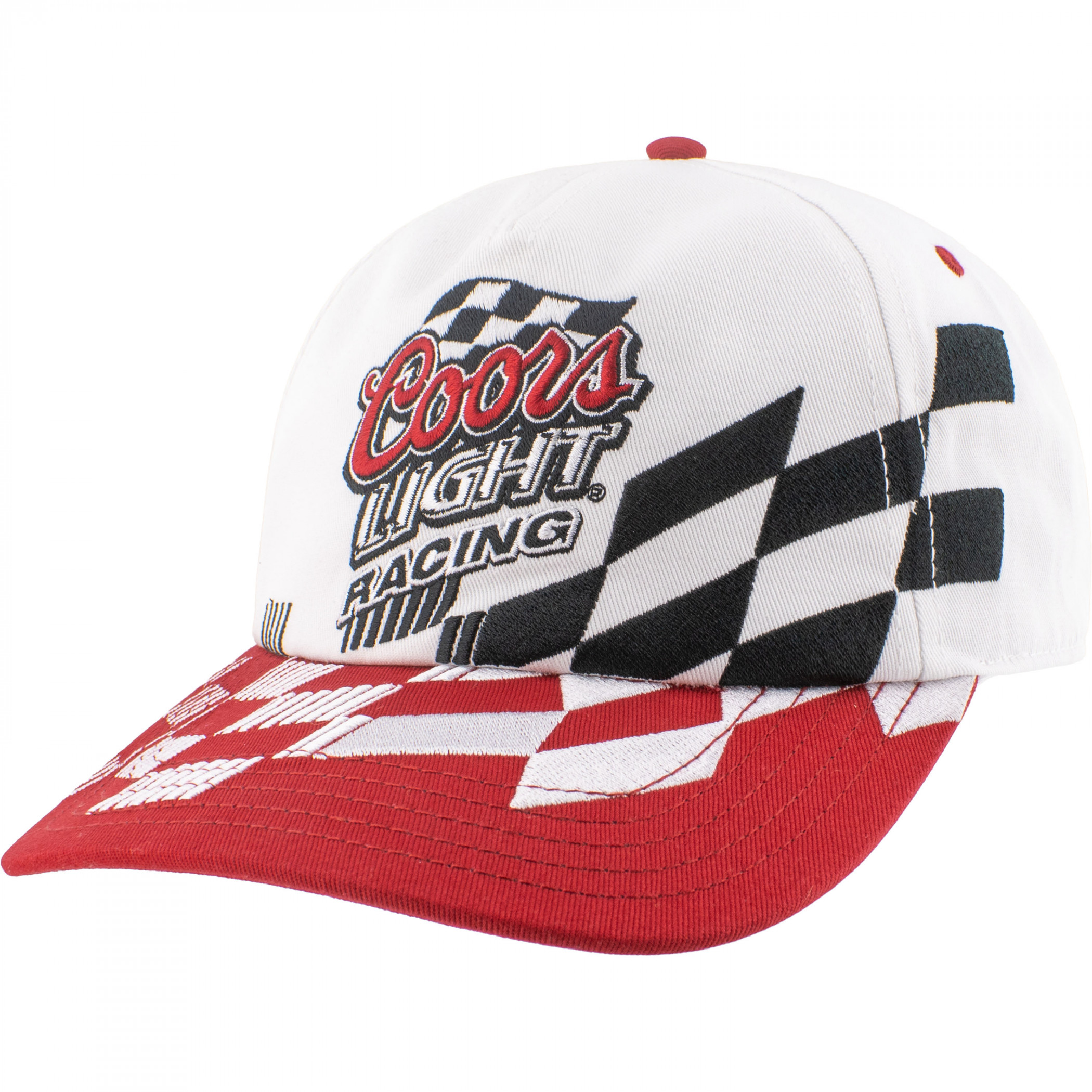 Coors Light Racing Flag Adjustable Hat