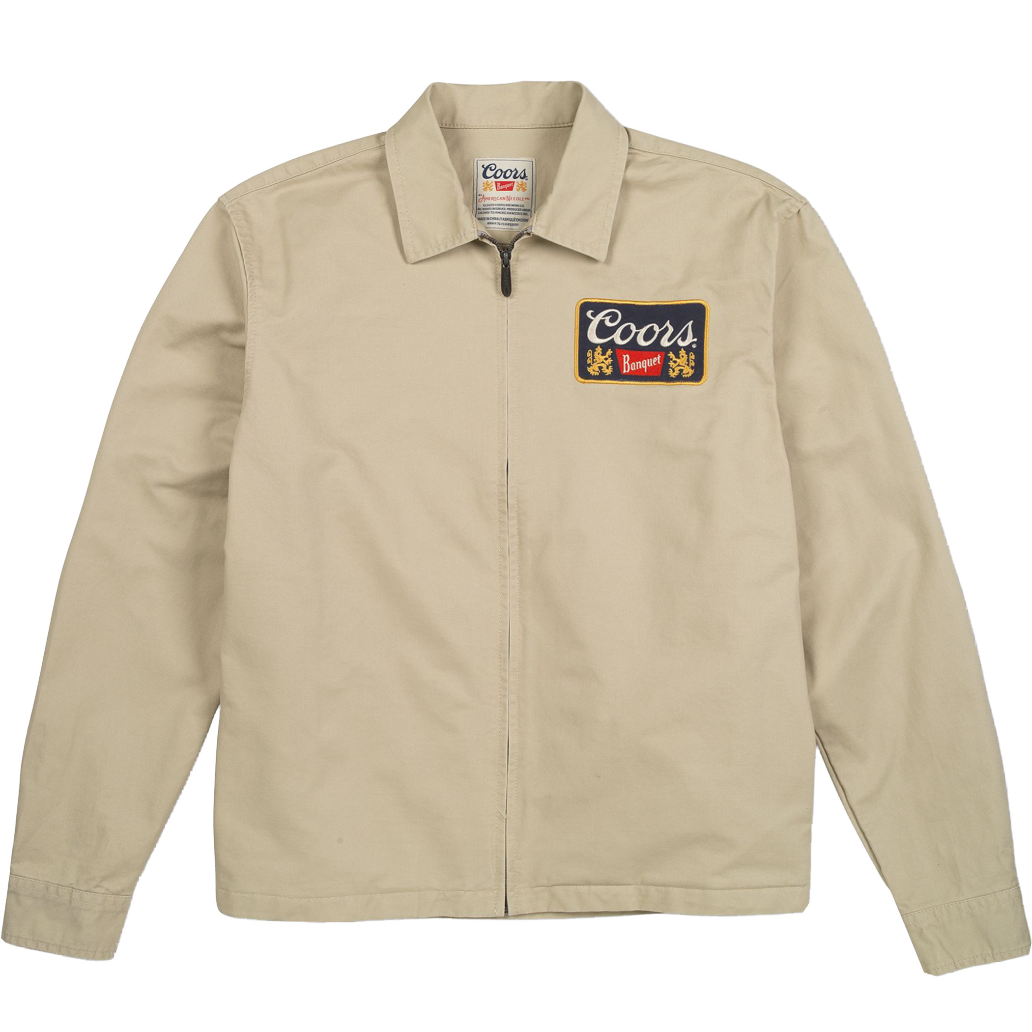 Coors Banquet Beer Front and Back Print Mechanic's Jacket - image 2