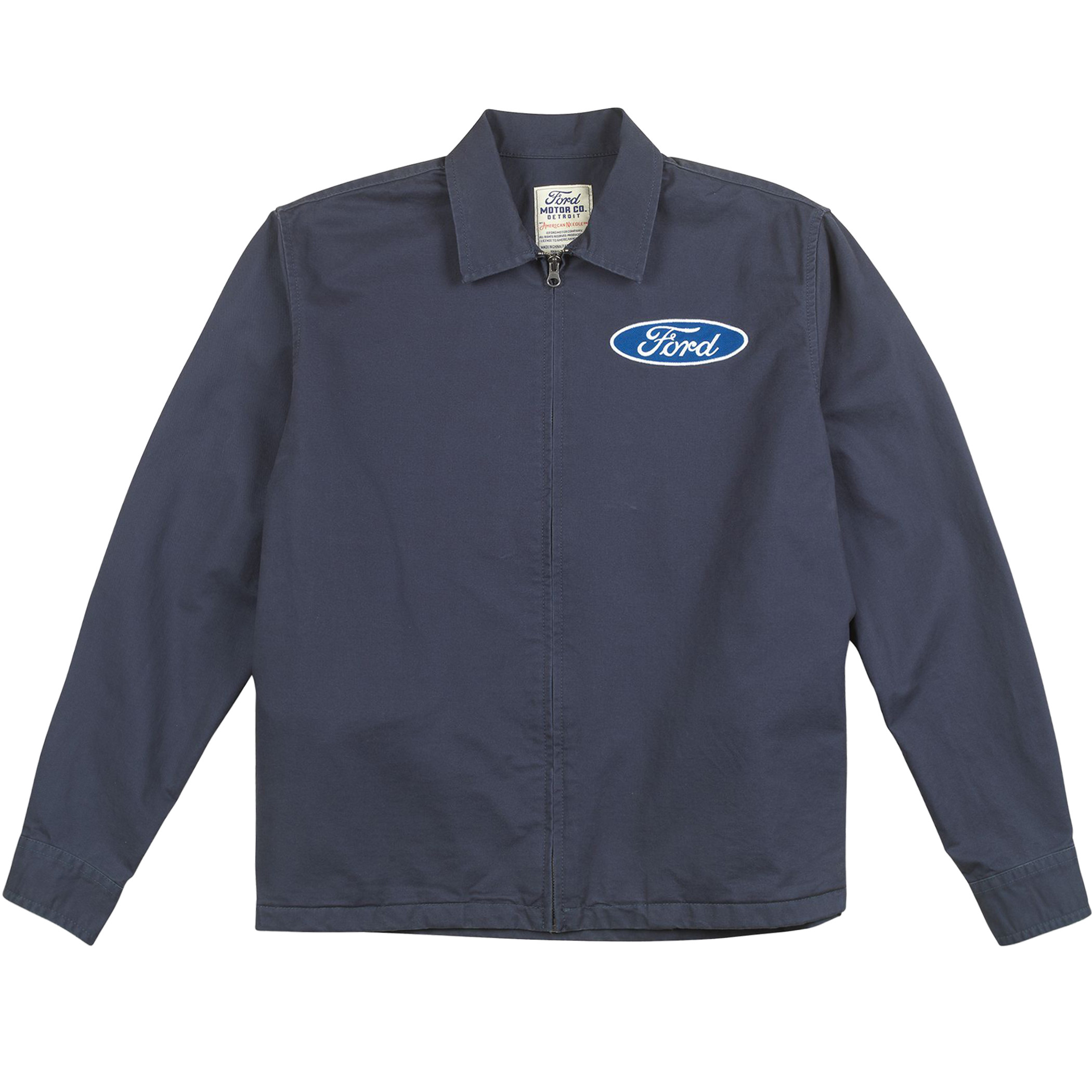 Ford Genuine Parts and Service Front and Back Print Mechanic's Jacket - image 2