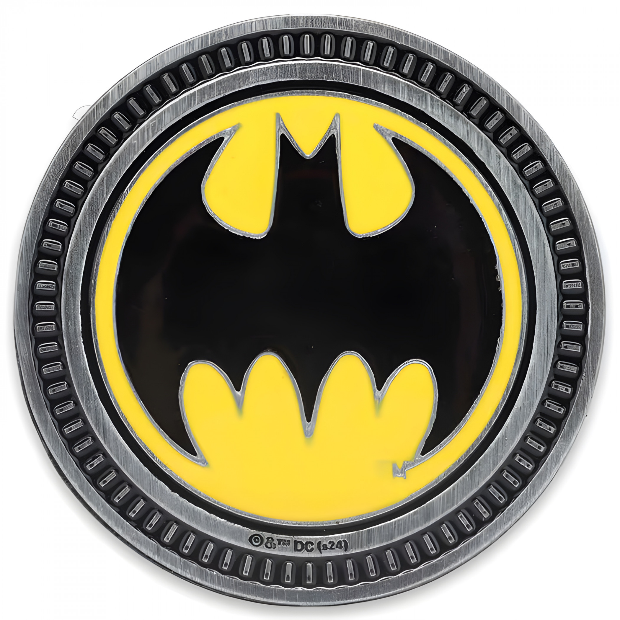 Batman Bat Signal Adhesive Metal Car Emblem, Multi-Color