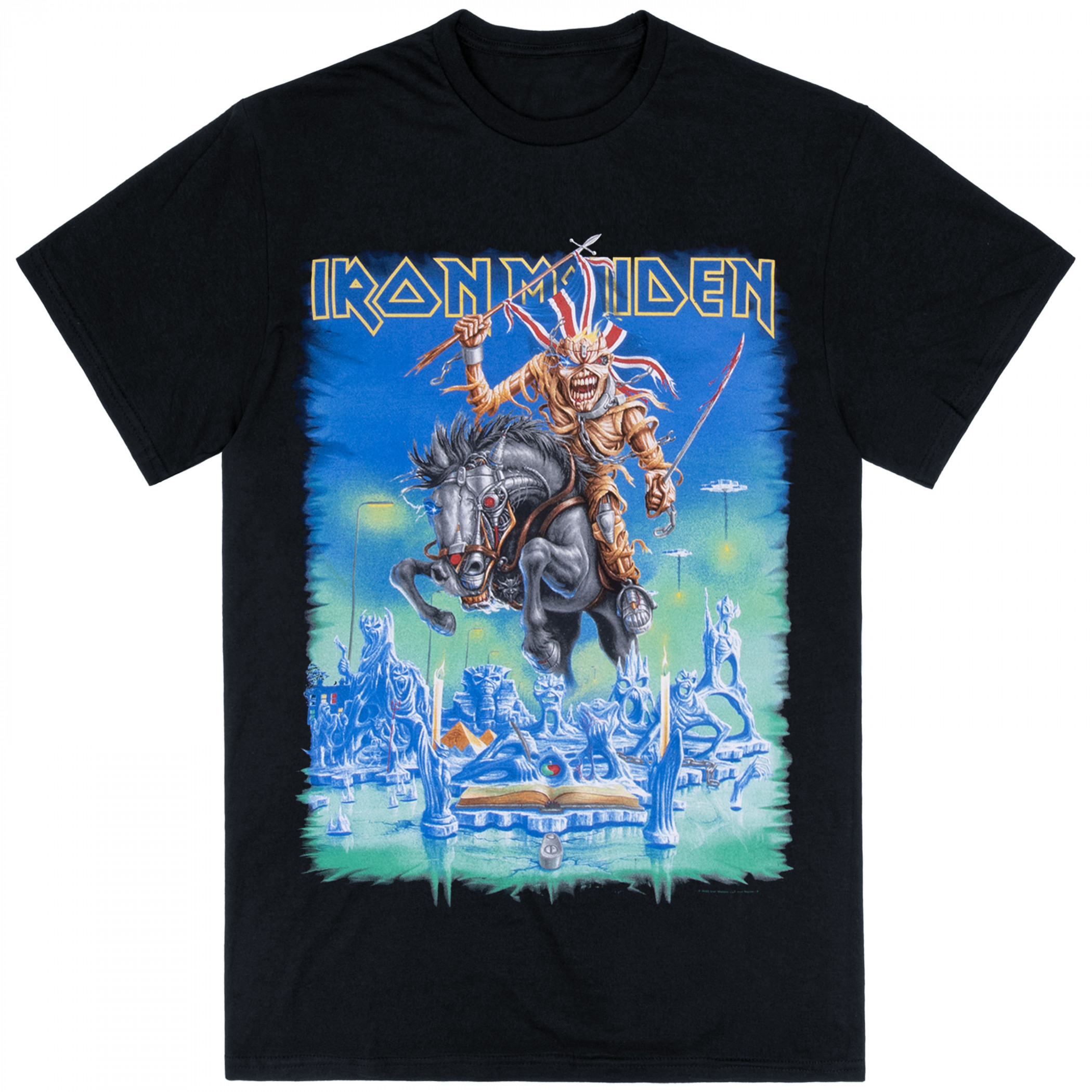 Iron Maiden 2014 Tour Trooper Front and Back Print T-Shirt