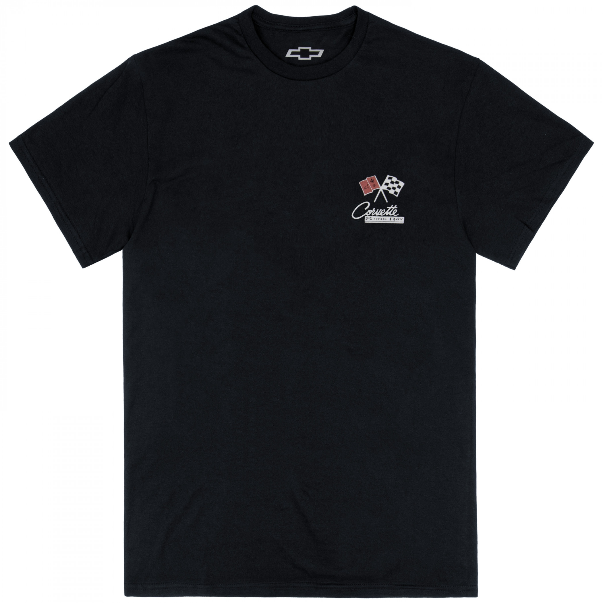Corvette '63 Sting Ray Split Window Coupe Front and Back Print T-Shirt